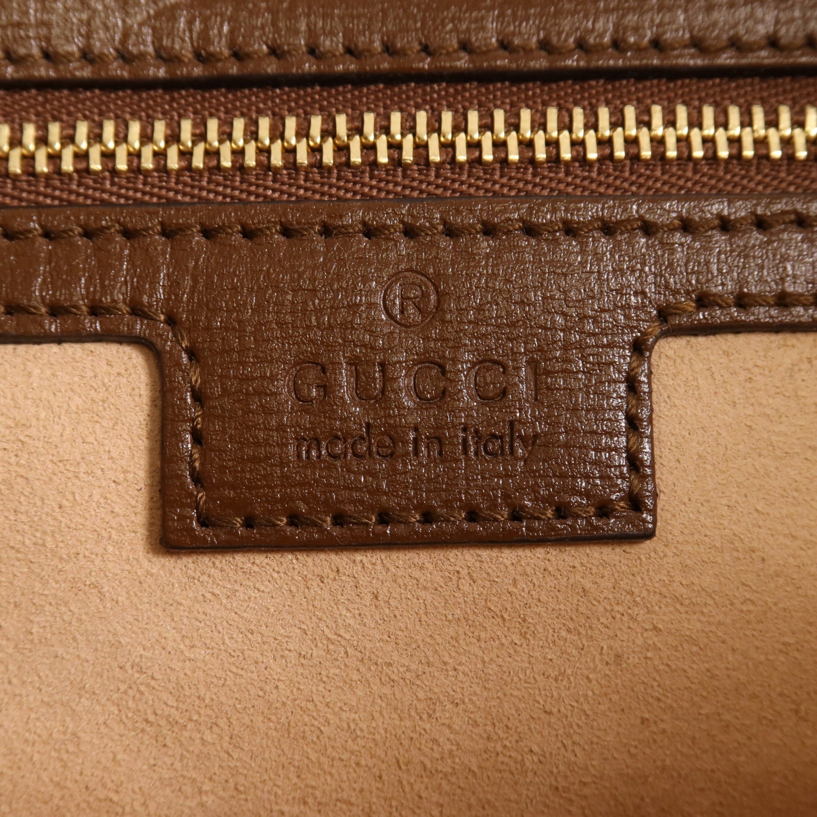 GUCCI 塗層帆布/牛皮皮革Jackie 1961 Medium金扣手挽肩背兩用袋