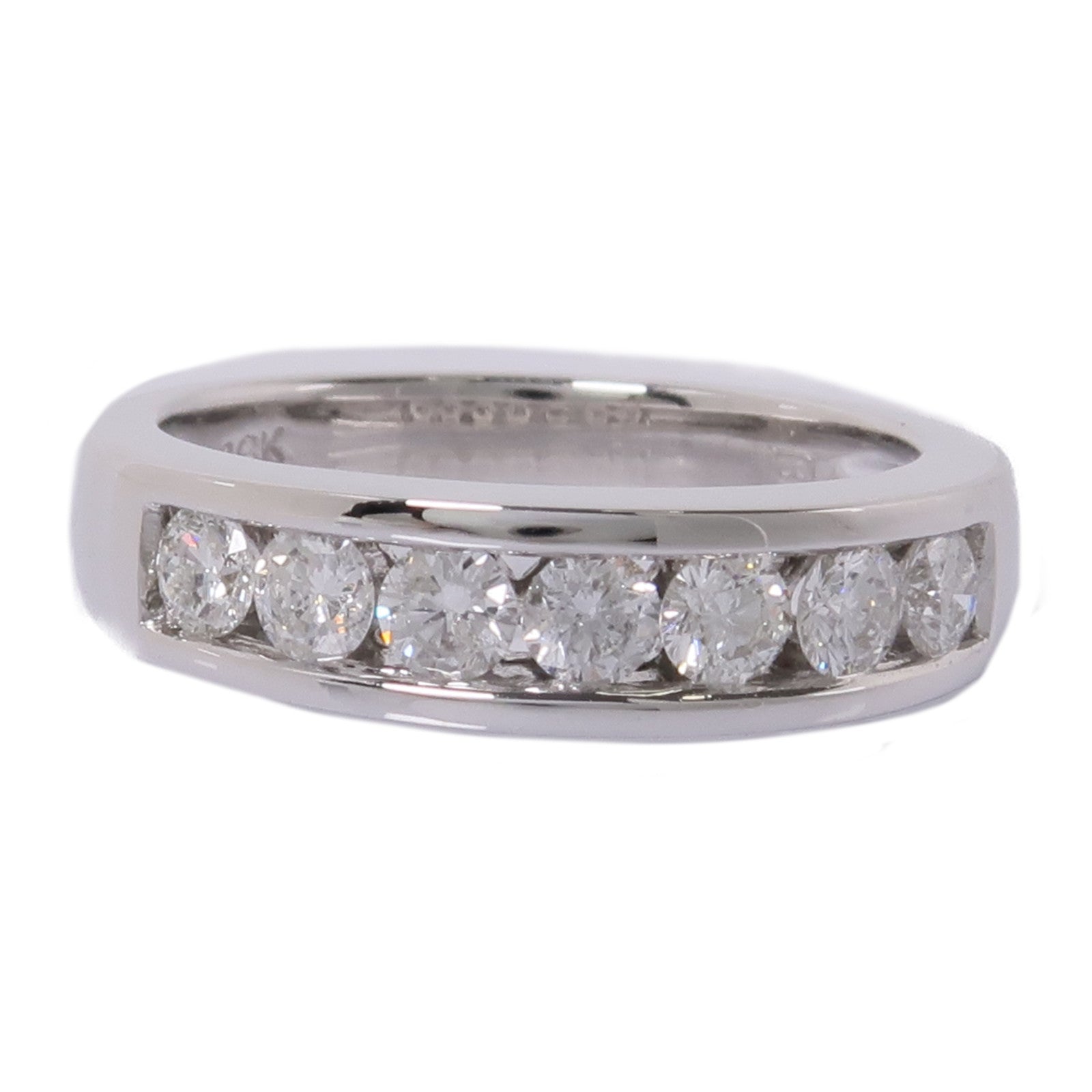 JEWELRY Diamond Ring 18K White Gold US#6