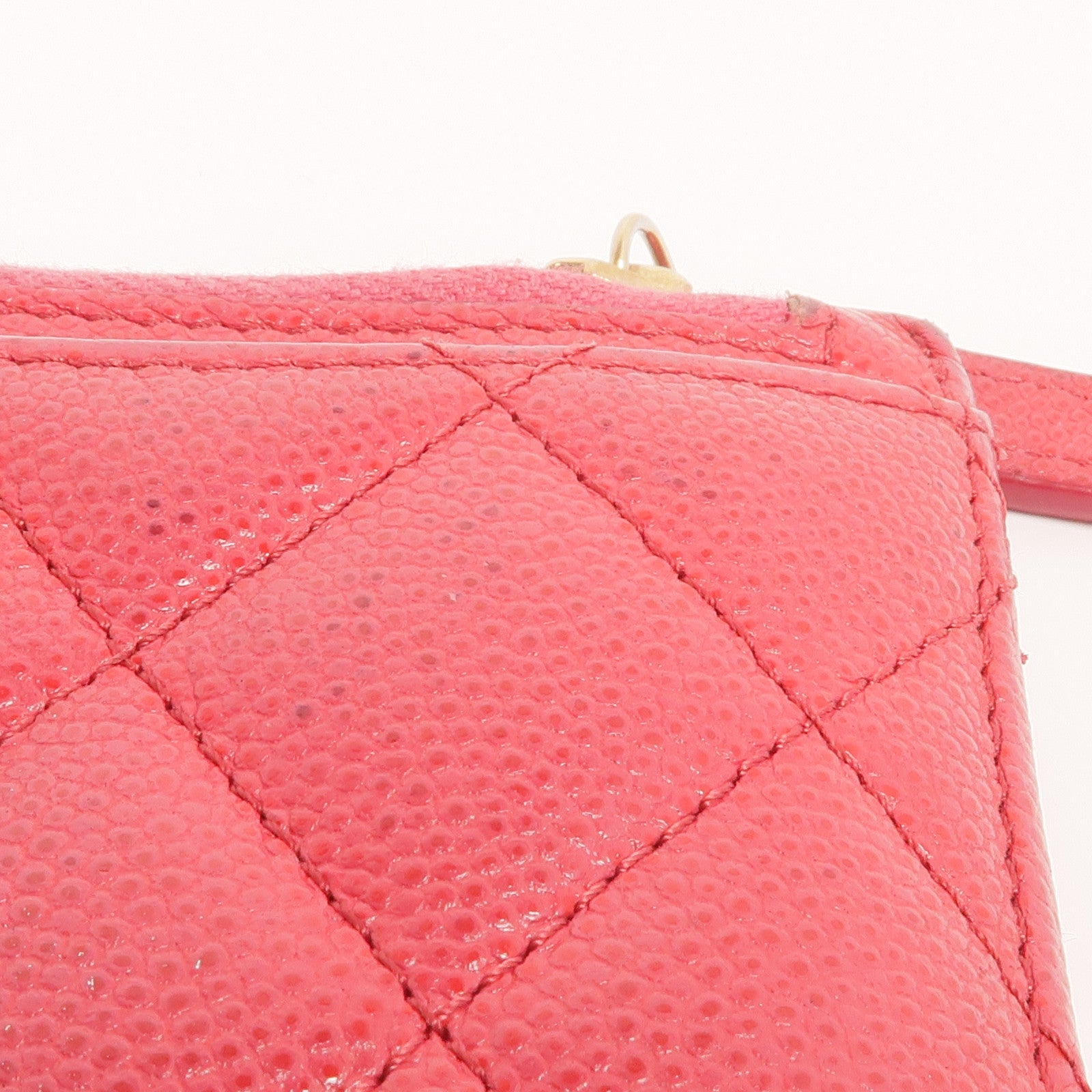 CHANEL 牛皮皮革Card Case金扣卡片套