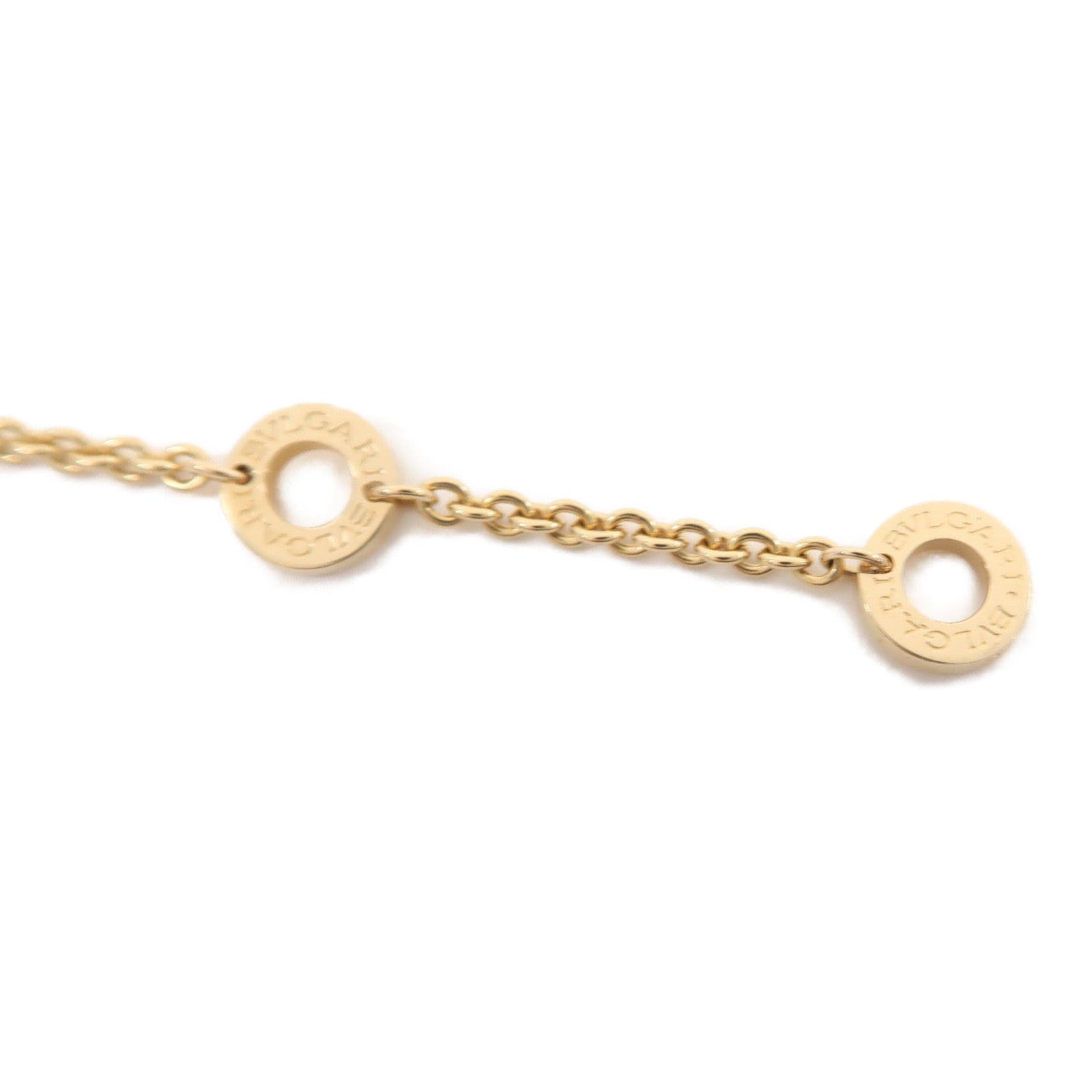 BVLGARI 18K玫瑰金/陶瓷B.zero1 Necklace項鍊白色