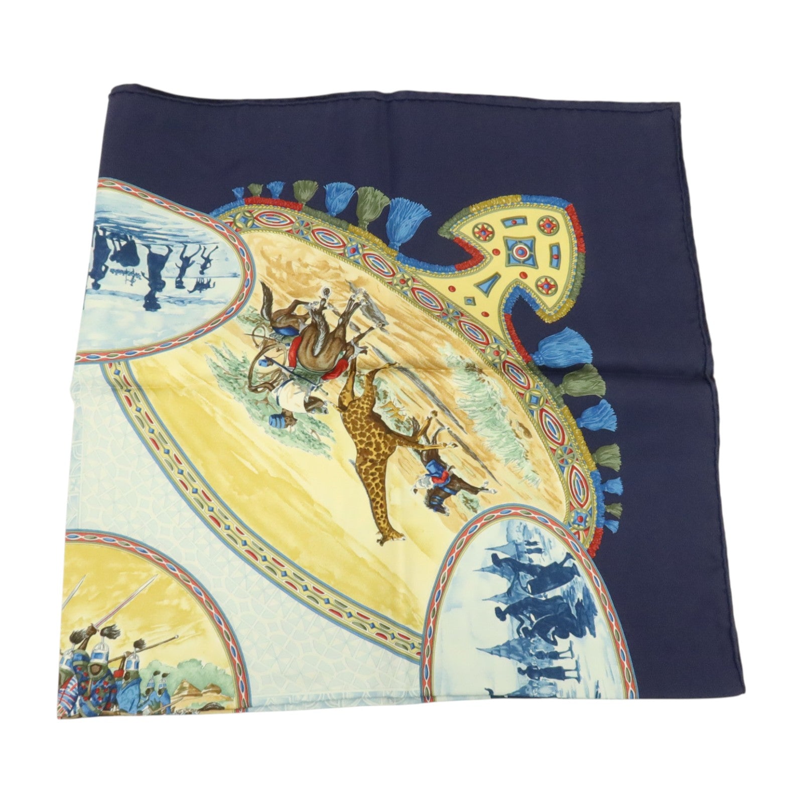 HERMES 絲質Scarf 90x90cm絲巾