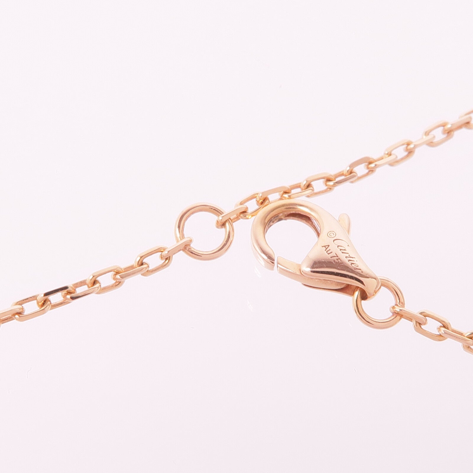 CARTIER 18K玫瑰金Love Pendant Necklace鑽石項鍊