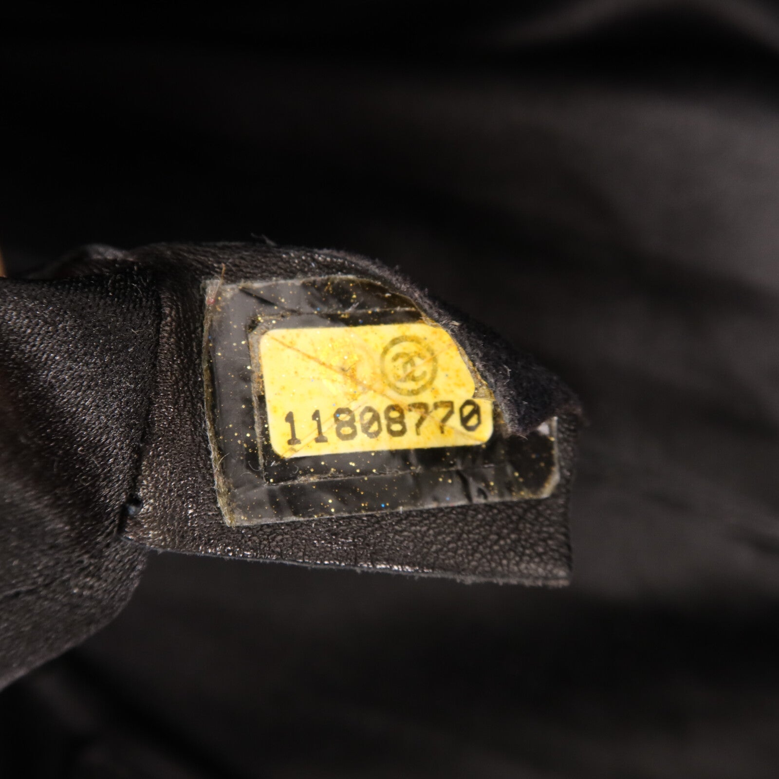 CHANEL 羊皮皮革Boston Bag銀扣手挽袋