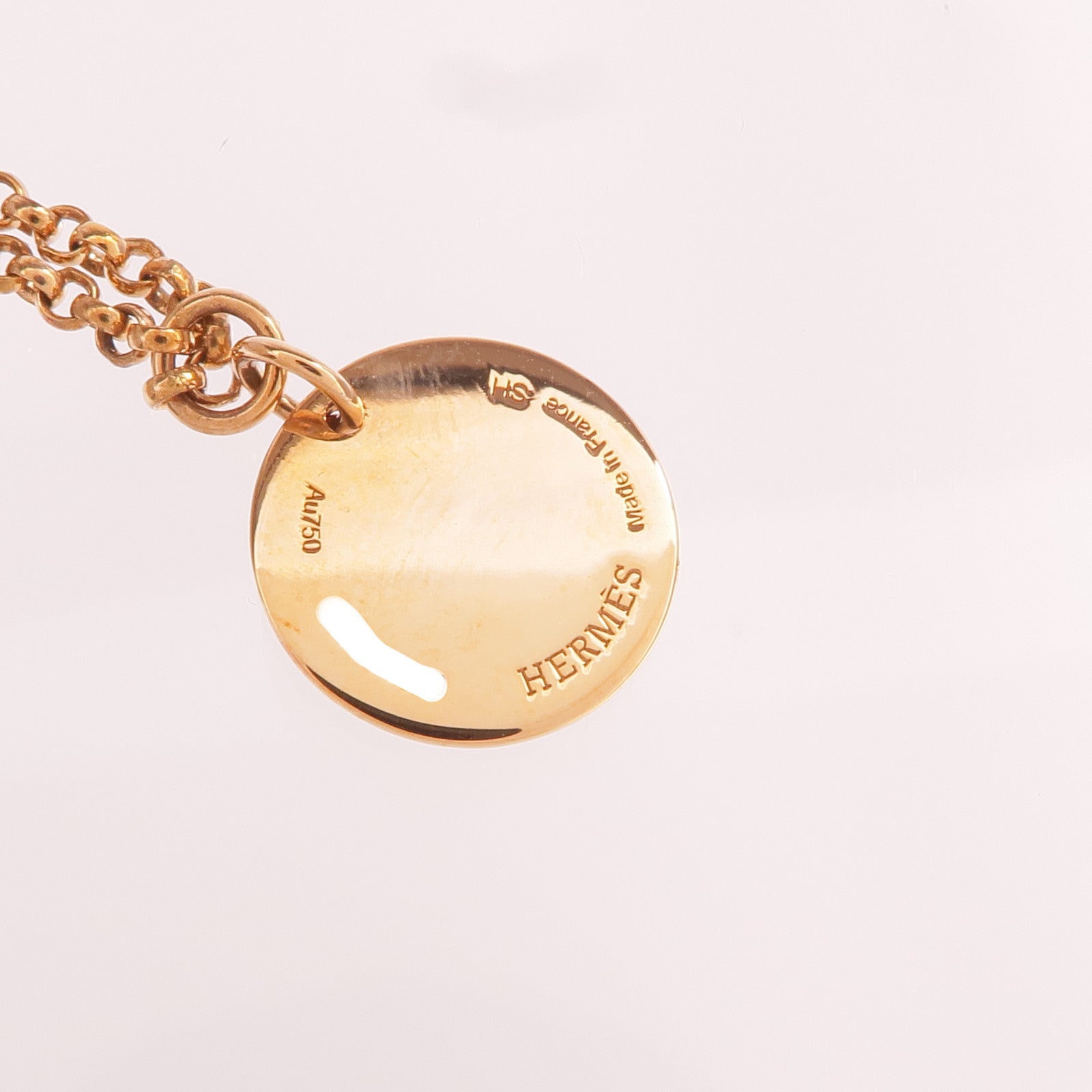 HERMES 【激減優惠】18K玫瑰金Ex-Libris Bracelet鑽石手鏈