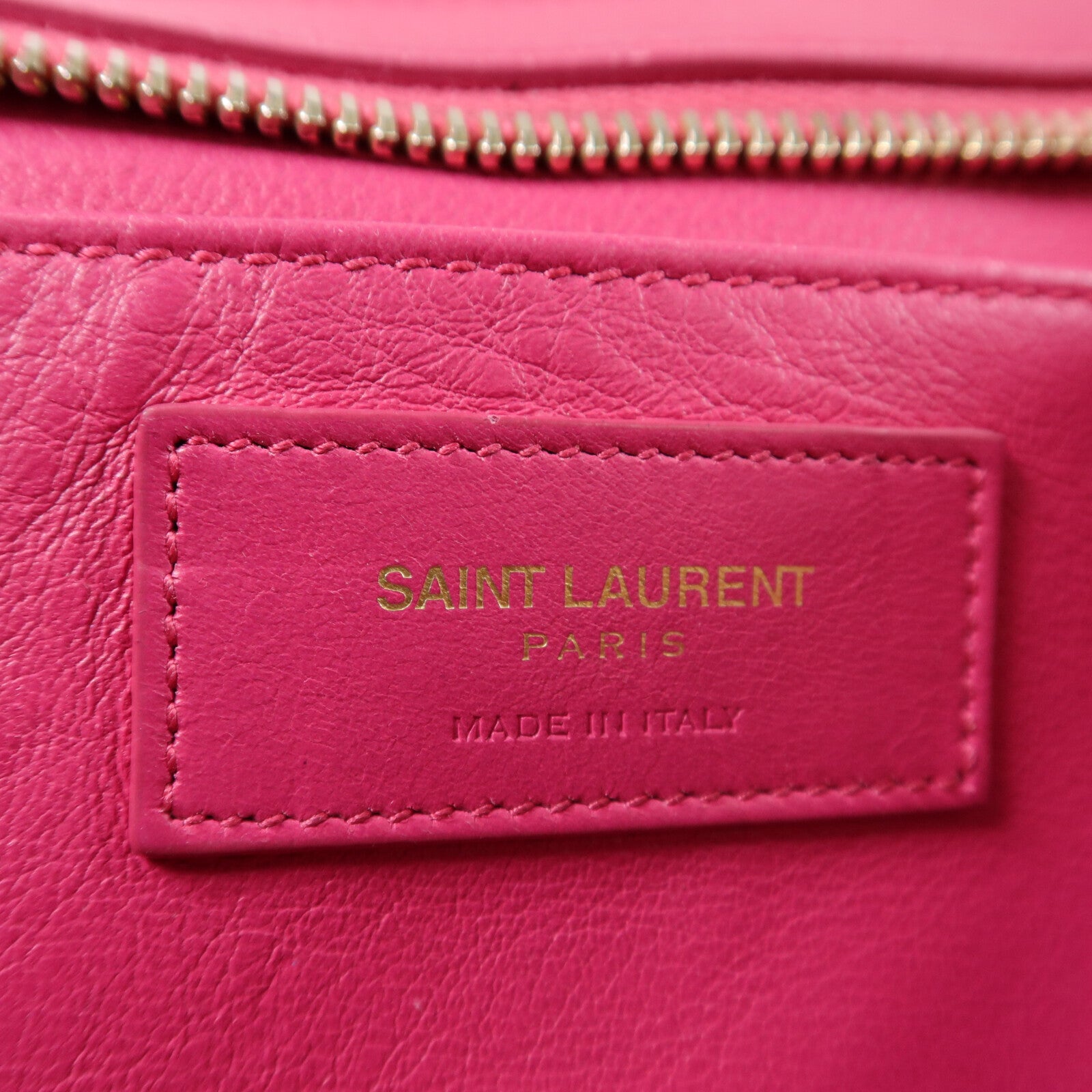 YVES SAINT LAURENT 牛皮皮革Baby Cabas手挽肩背兩用袋