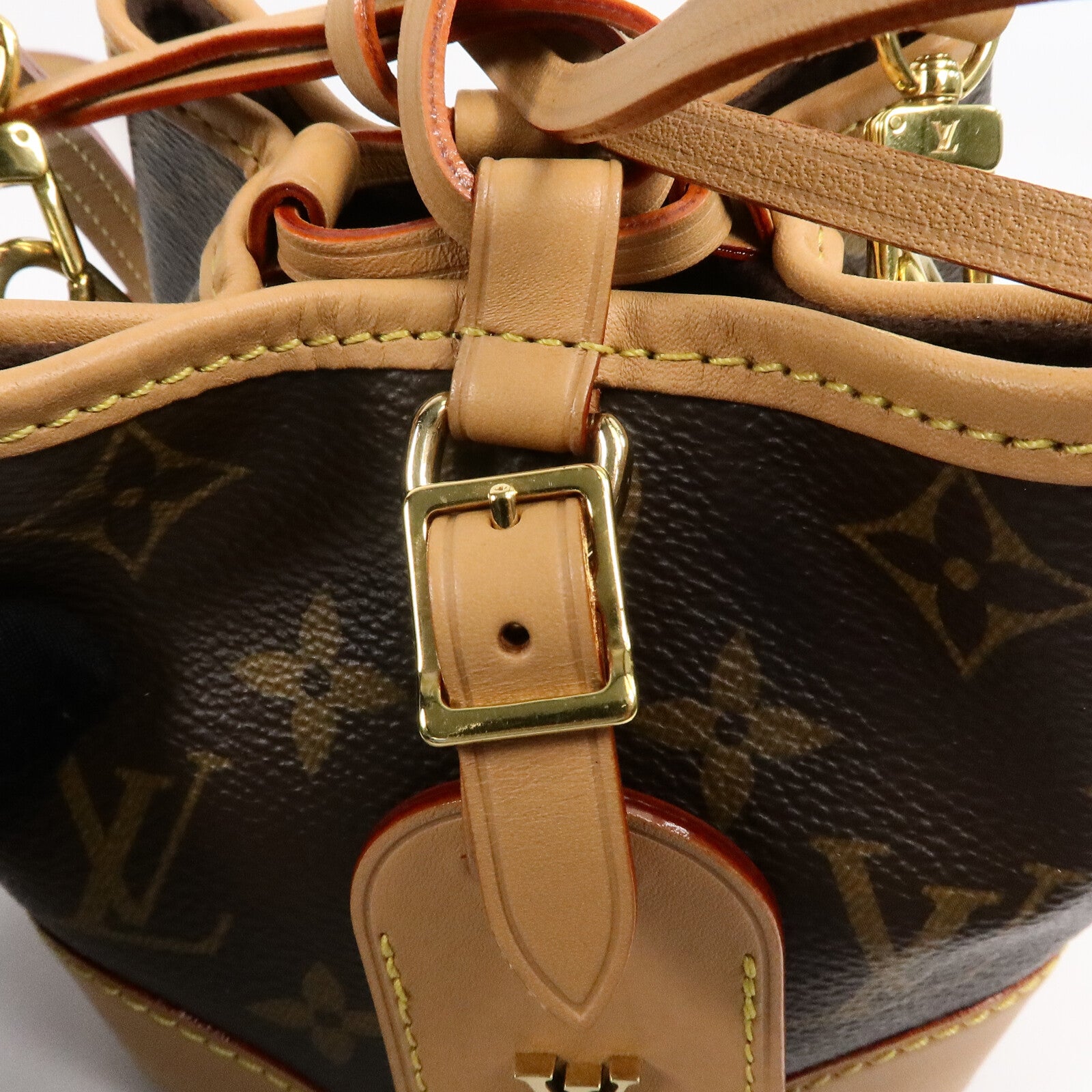 LOUIS VUITTON Monogram Noe Purse 金扣肩背袋