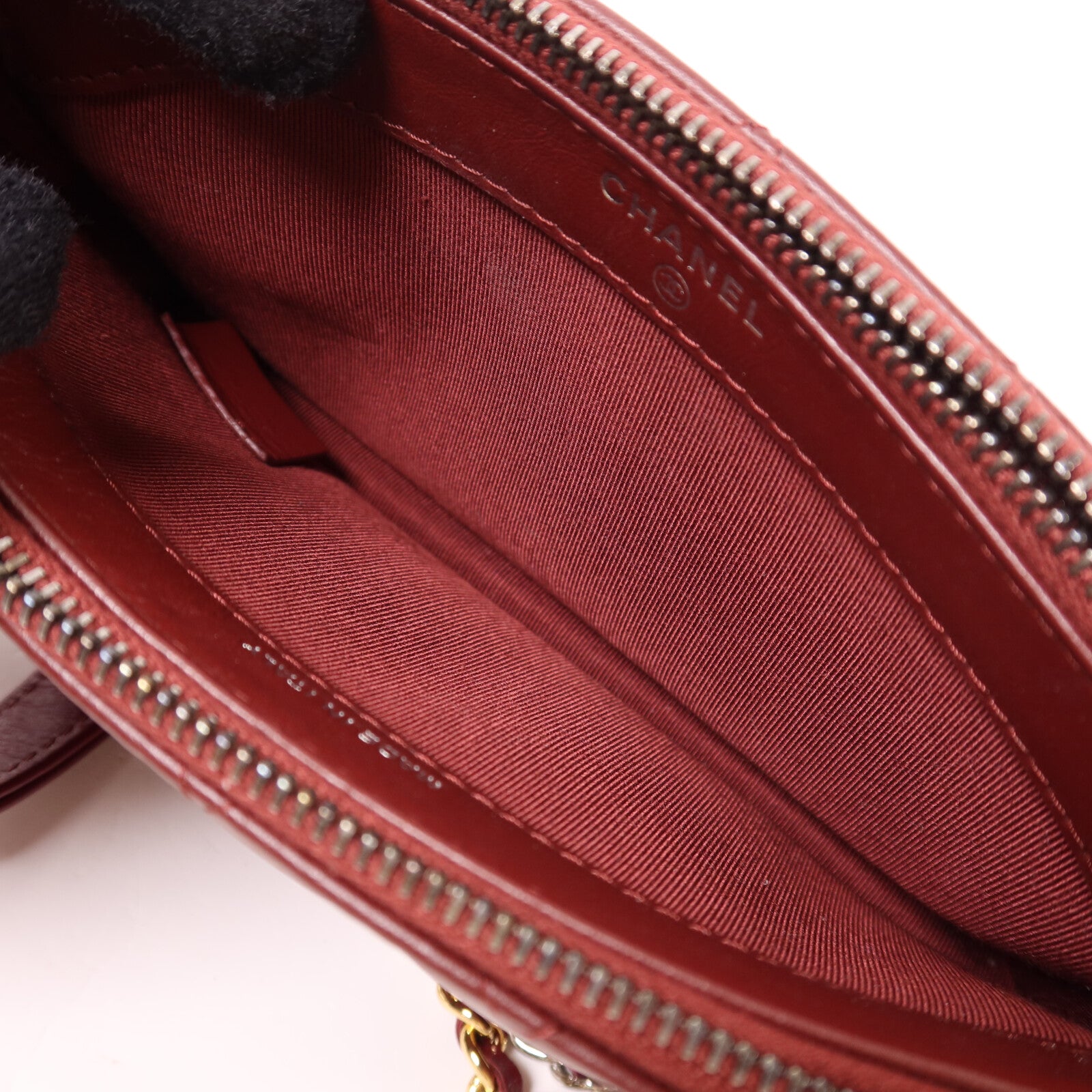 CHANEL 羊皮皮革Gabrielle Wallet on Chain鏈帶肩背袋