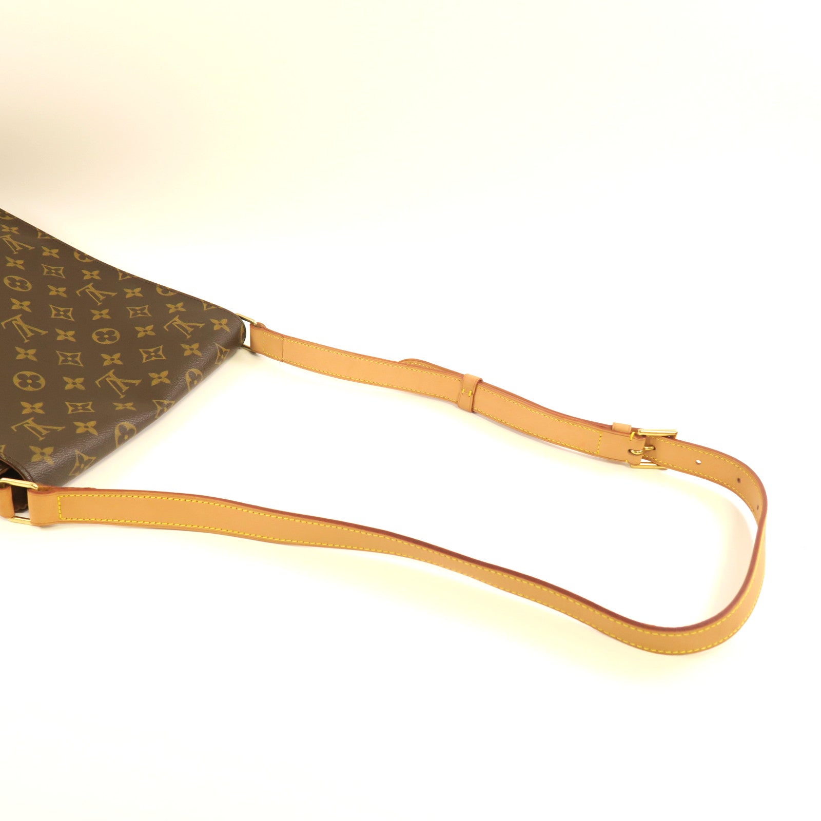 LOUIS VUITTON **【激減優惠】Monogram Musette GM金扣肩背袋啡色