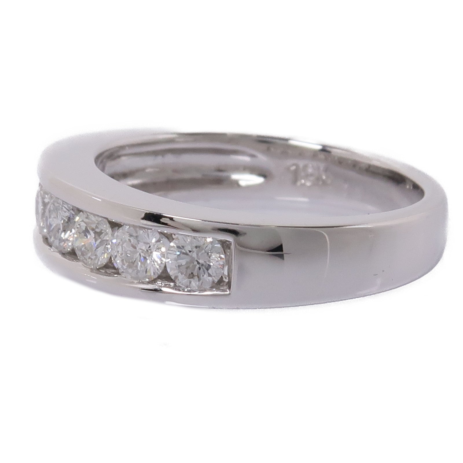 JEWELRY Diamond Ring 18K White Gold US#6