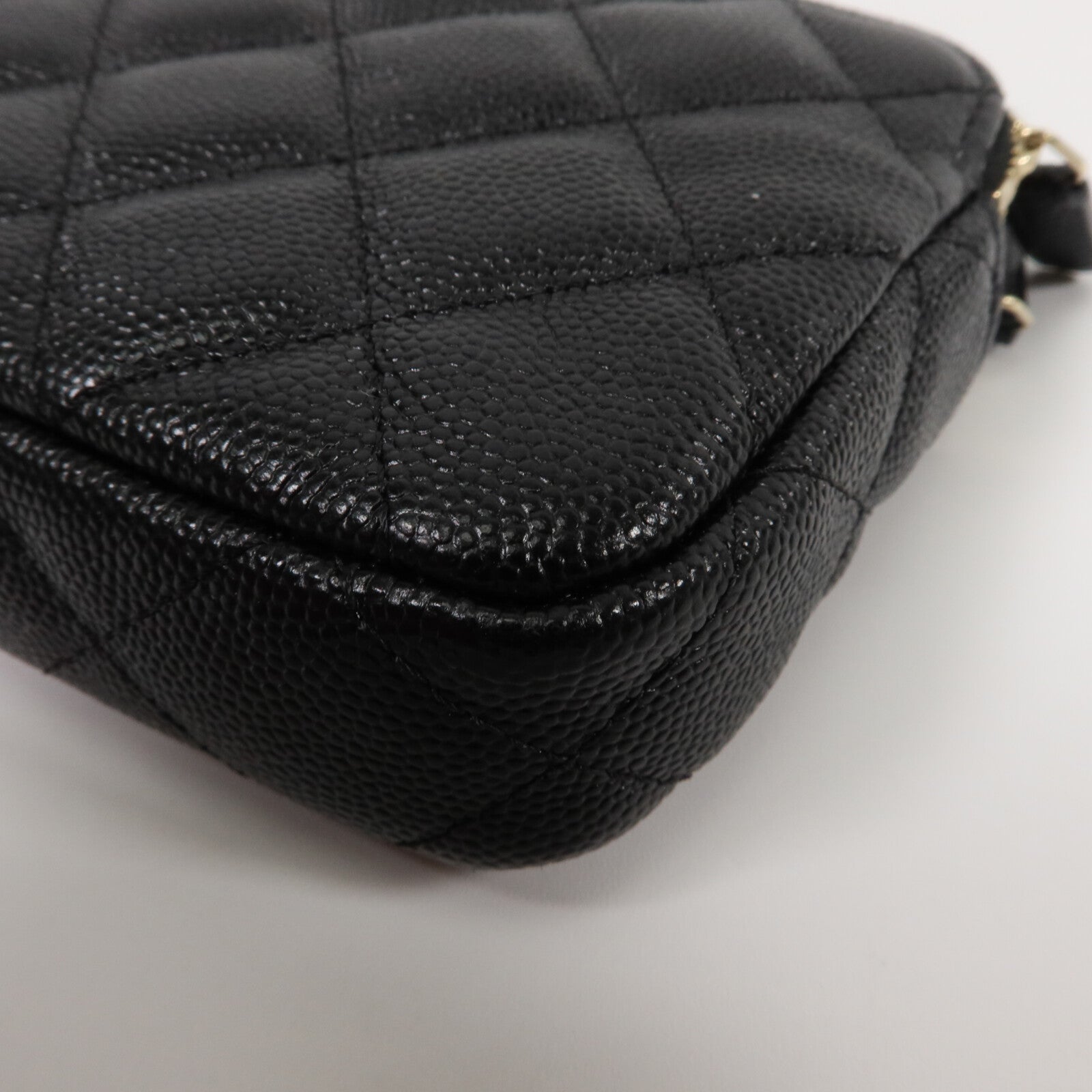 CHANEL 牛皮皮革Chain Shoulder鏈帶肩背袋
