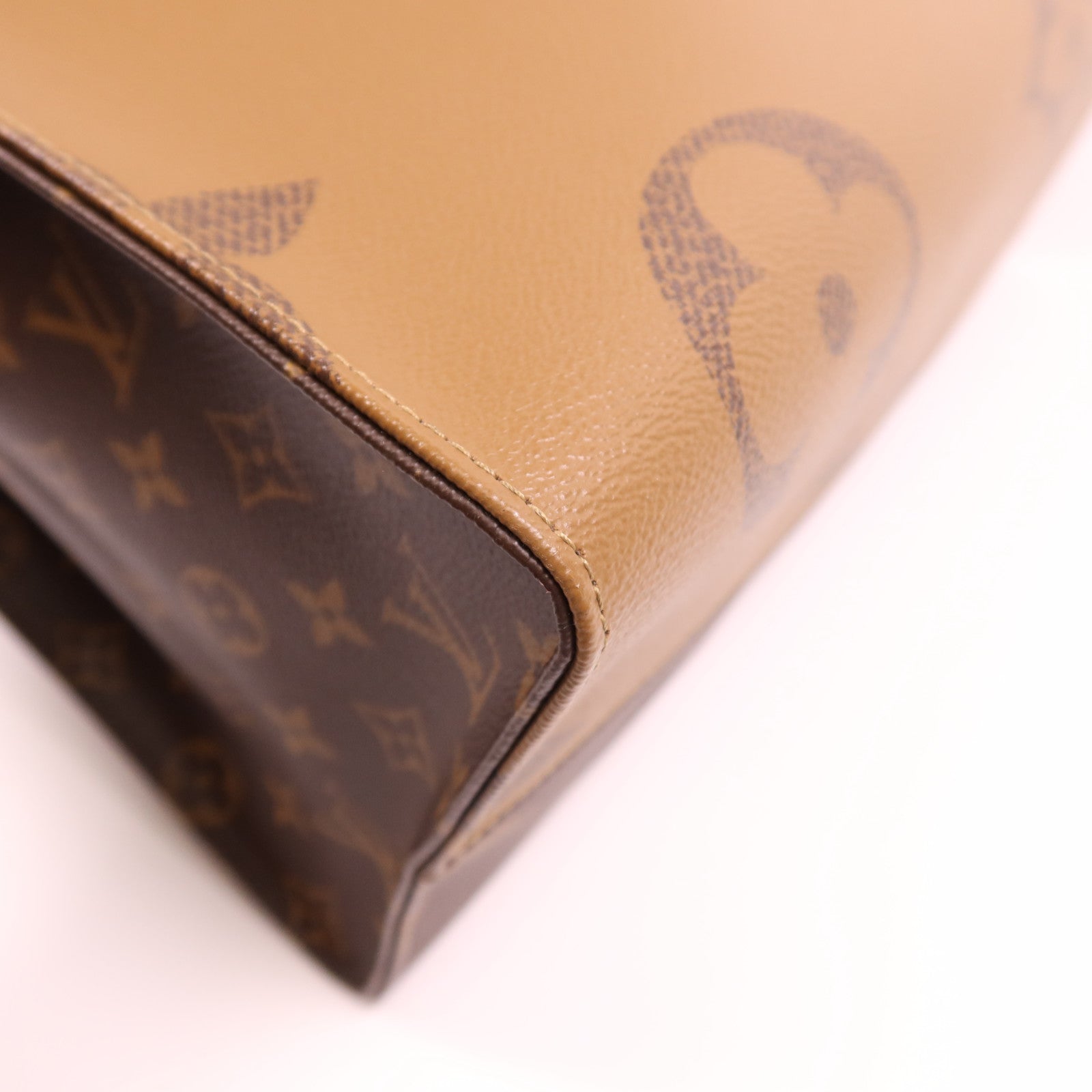 LOUIS VUITTON Monogram Giant OnTheGo GM金扣手挽肩背兩用袋