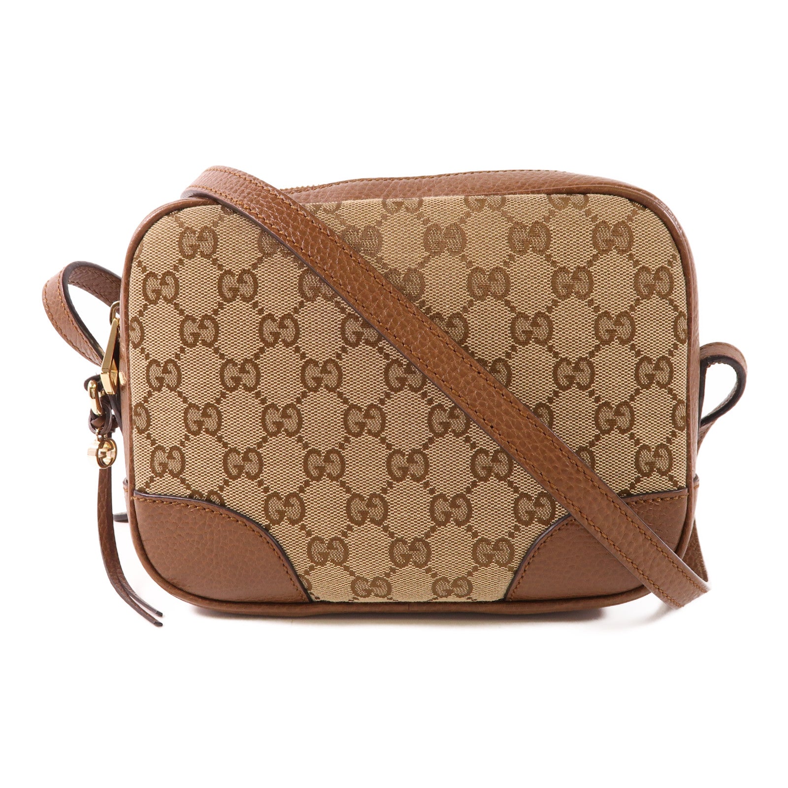 GUCCI 帆布Shoulder Bag金扣肩背袋