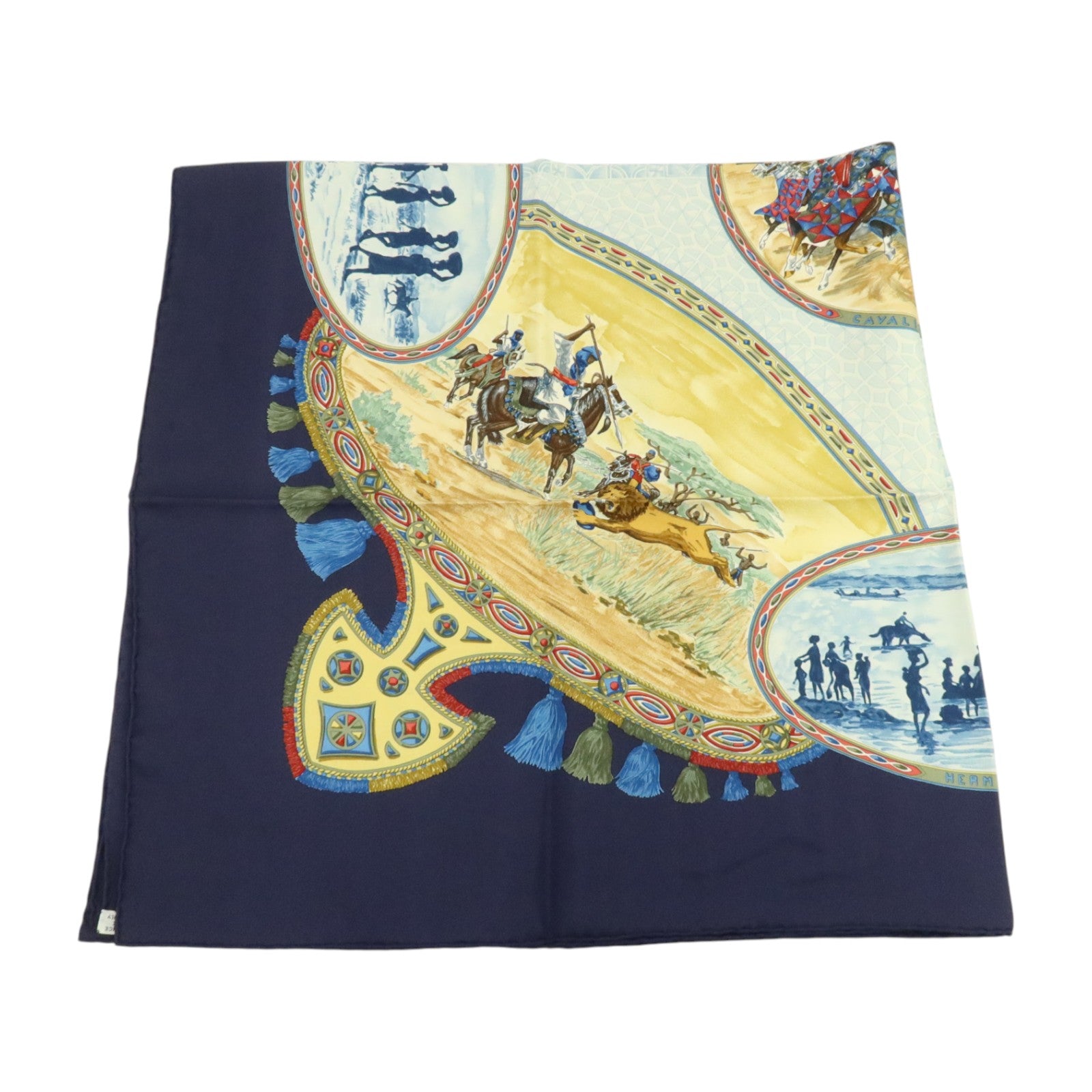 HERMES 絲質Scarf 90x90cm絲巾