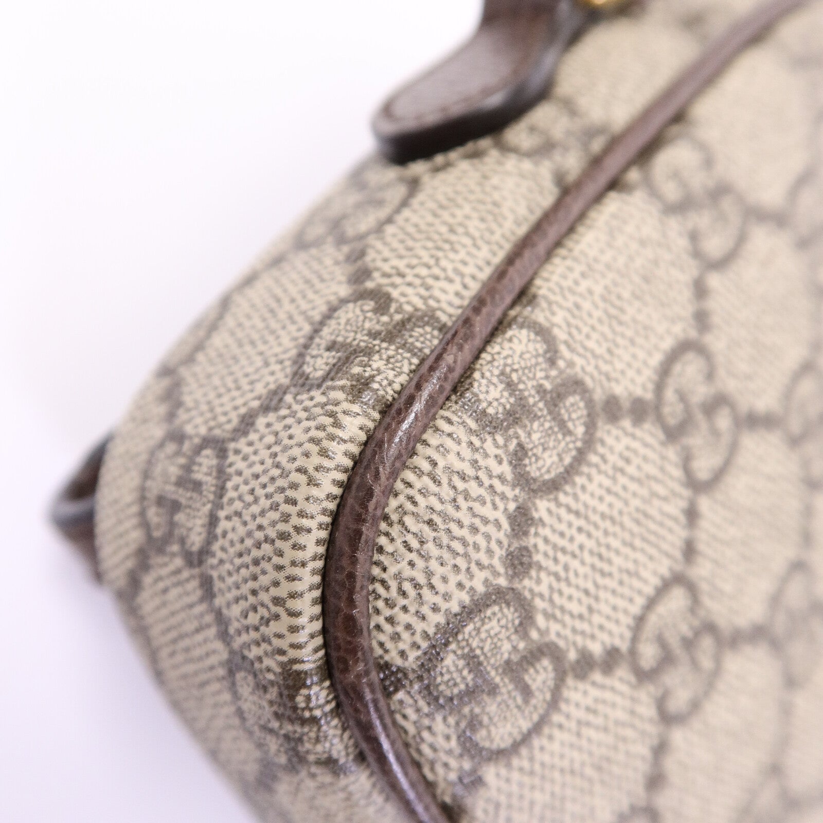 GUCCI 塗層帆布GG Supreme Shoulder Bag肩背袋