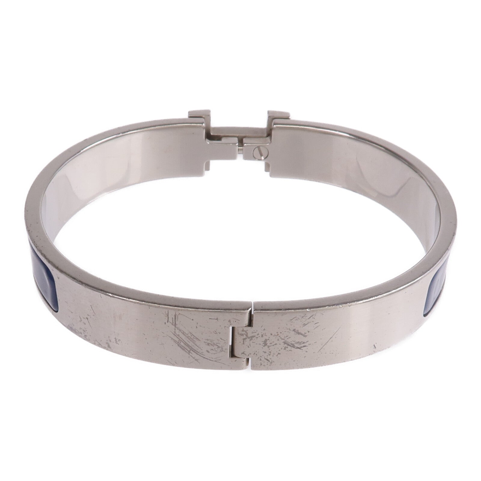 HERMES 金屬/琺瑯Clic H Bracelet手鐲