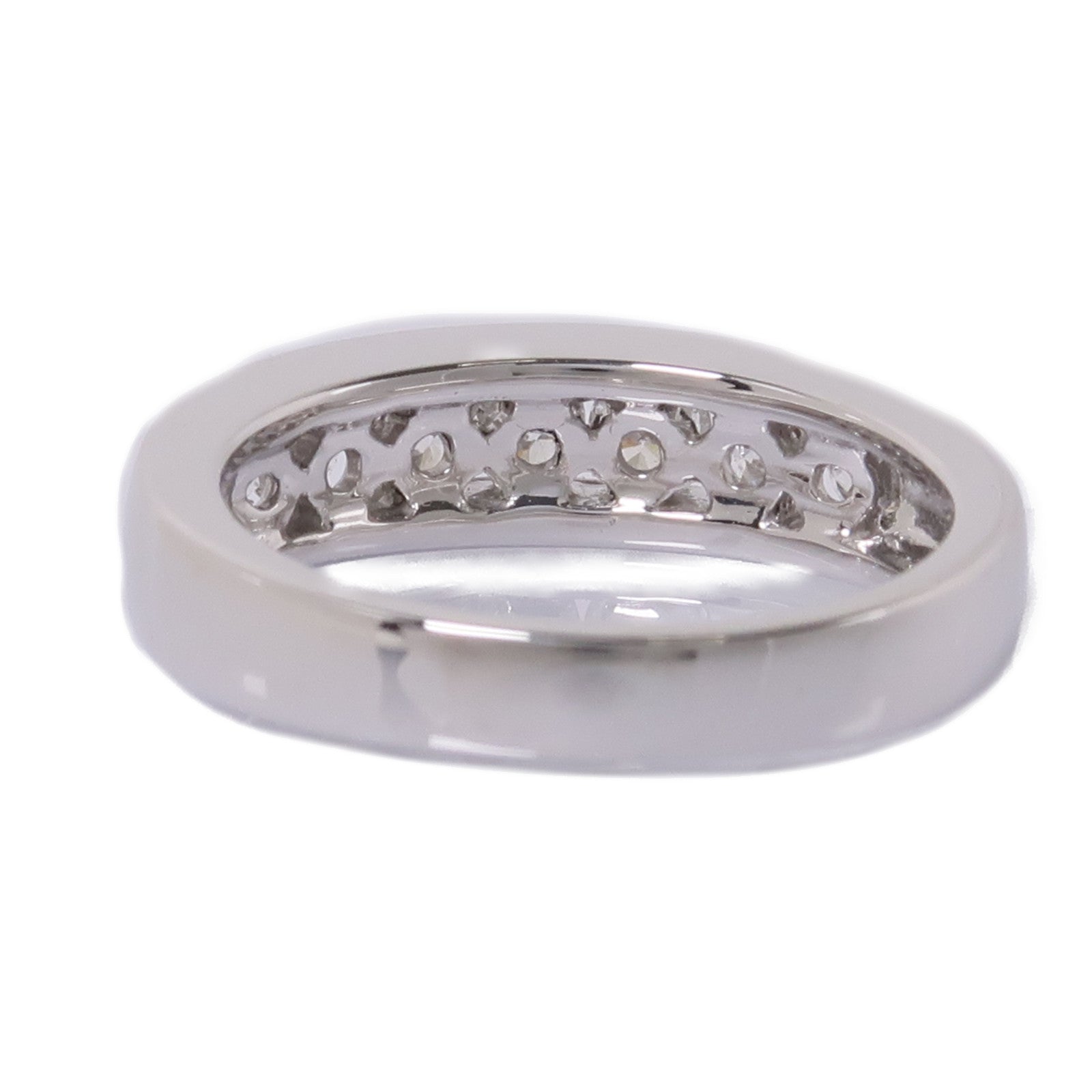 JEWELRY Diamond Ring 18K White Gold US#6
