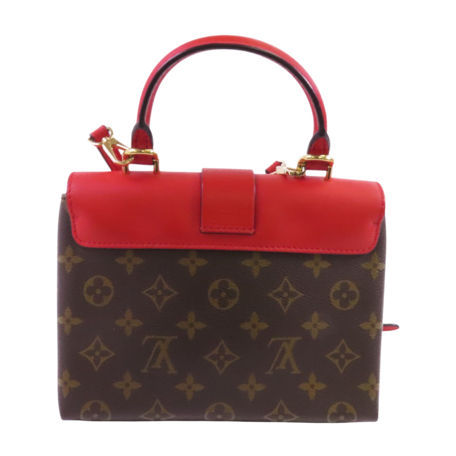 LOUIS VUITTON Monogram Locky BB金扣手挽肩背兩用袋