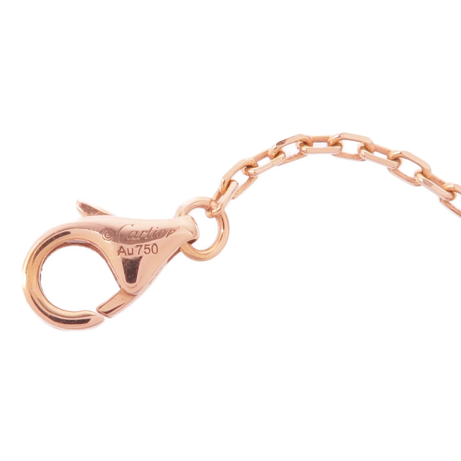 CARTIER 18K玫瑰金Love Pendant Necklace鑽石項鍊