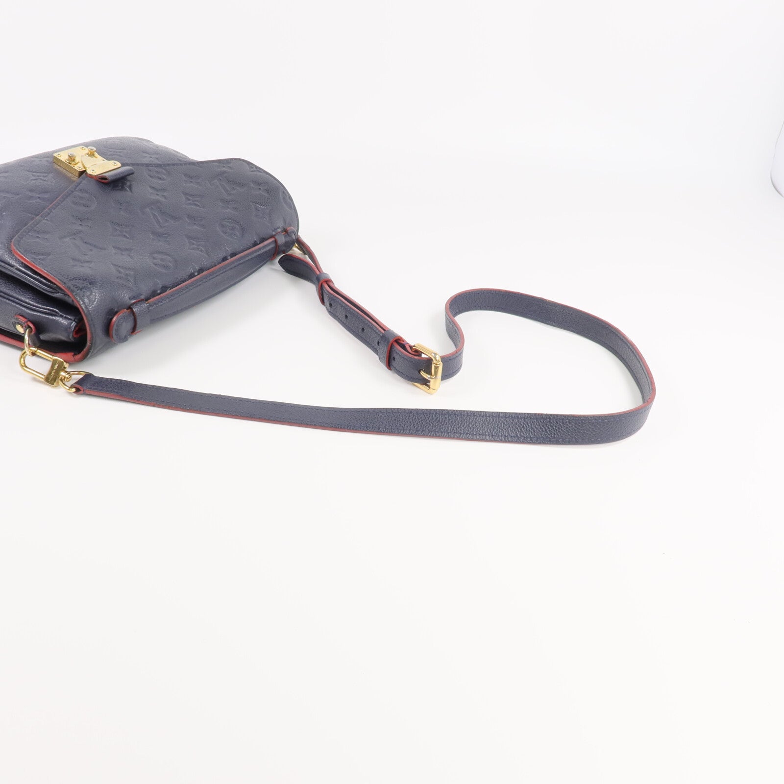 LOUIS VUITTON 【激減優惠】Monogram Empreinte Pochette Metis金扣手挽肩背兩用袋