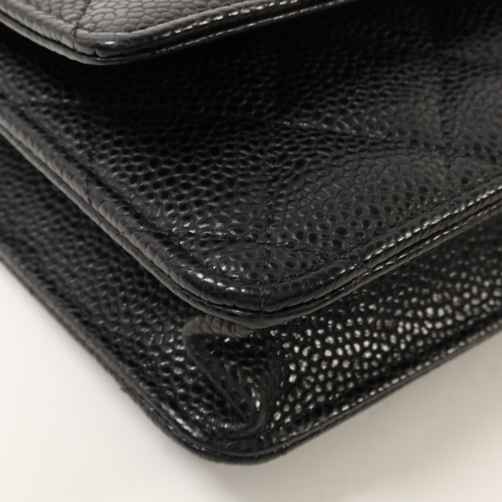CHANEL 牛皮皮革WOC Wallet On Chain鏈帶肩背袋