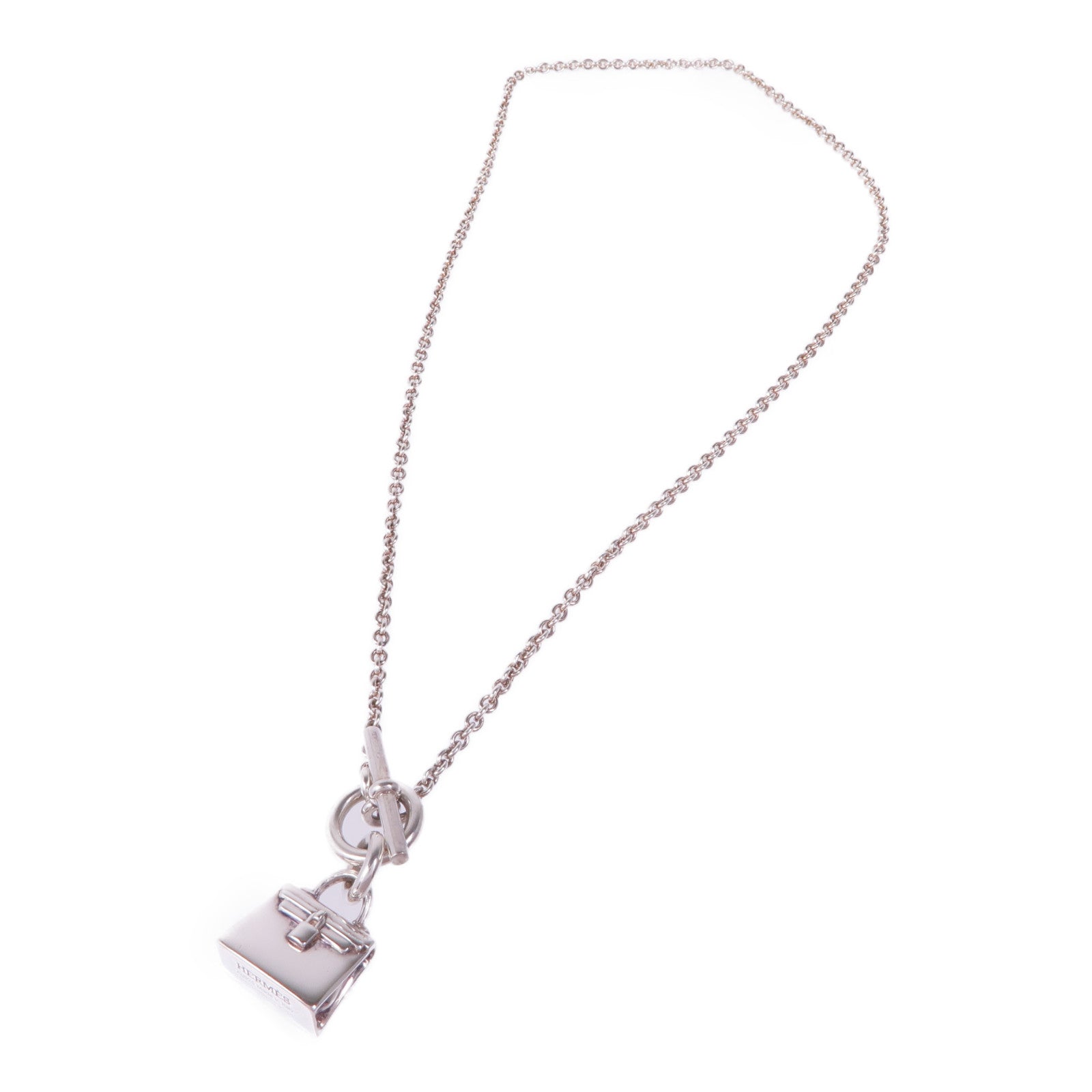 HERMES 925純銀Kelly Pendant項鍊