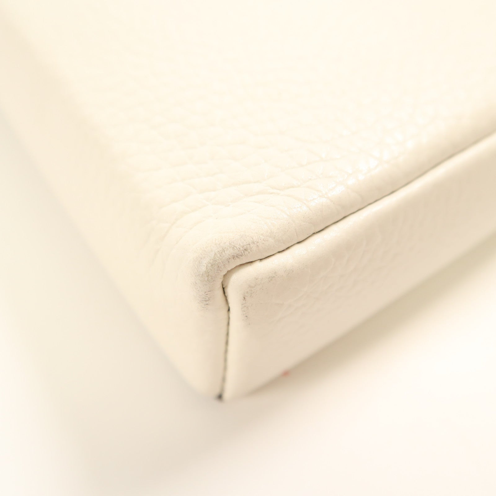 Michael Kors 【激減優惠】牛皮皮革Jet Set Phone bag銀扣手挽肩背兩用袋白色