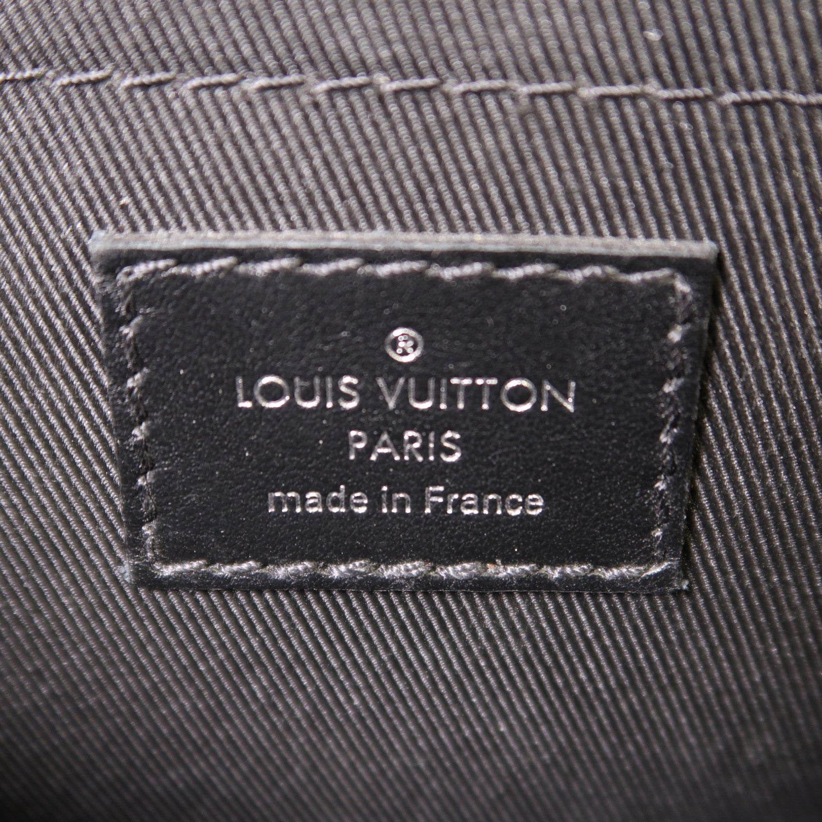 LOUIS VUITTON LV Trunk Messenger Shoulder Bag M45727 Monogram Eclipse Black