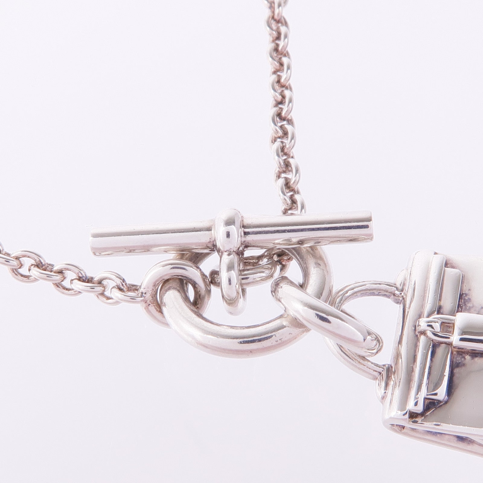 HERMES 925純銀Kelly Pendant項鍊