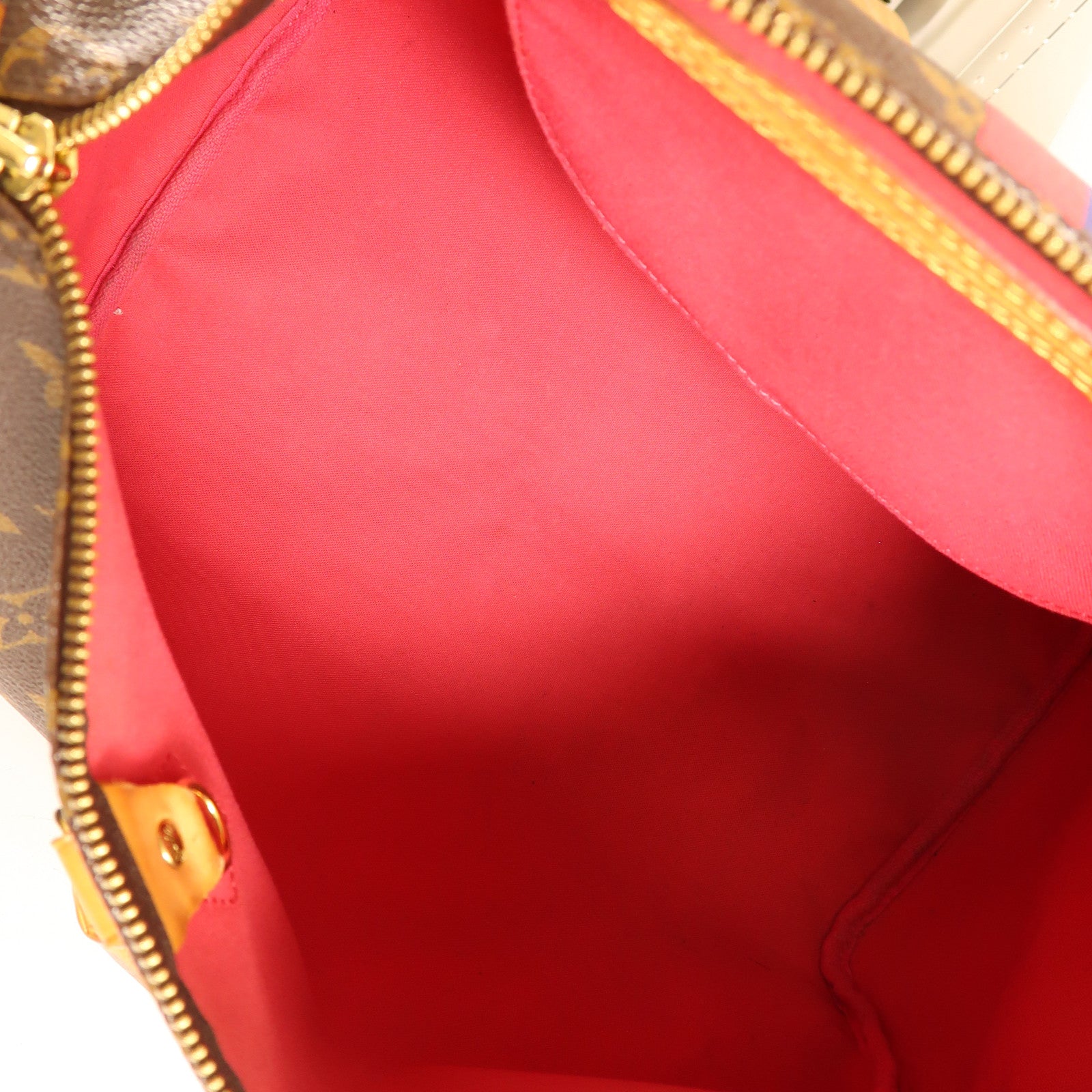 LOUIS VUITTON Monogram Speedy金扣手挽袋