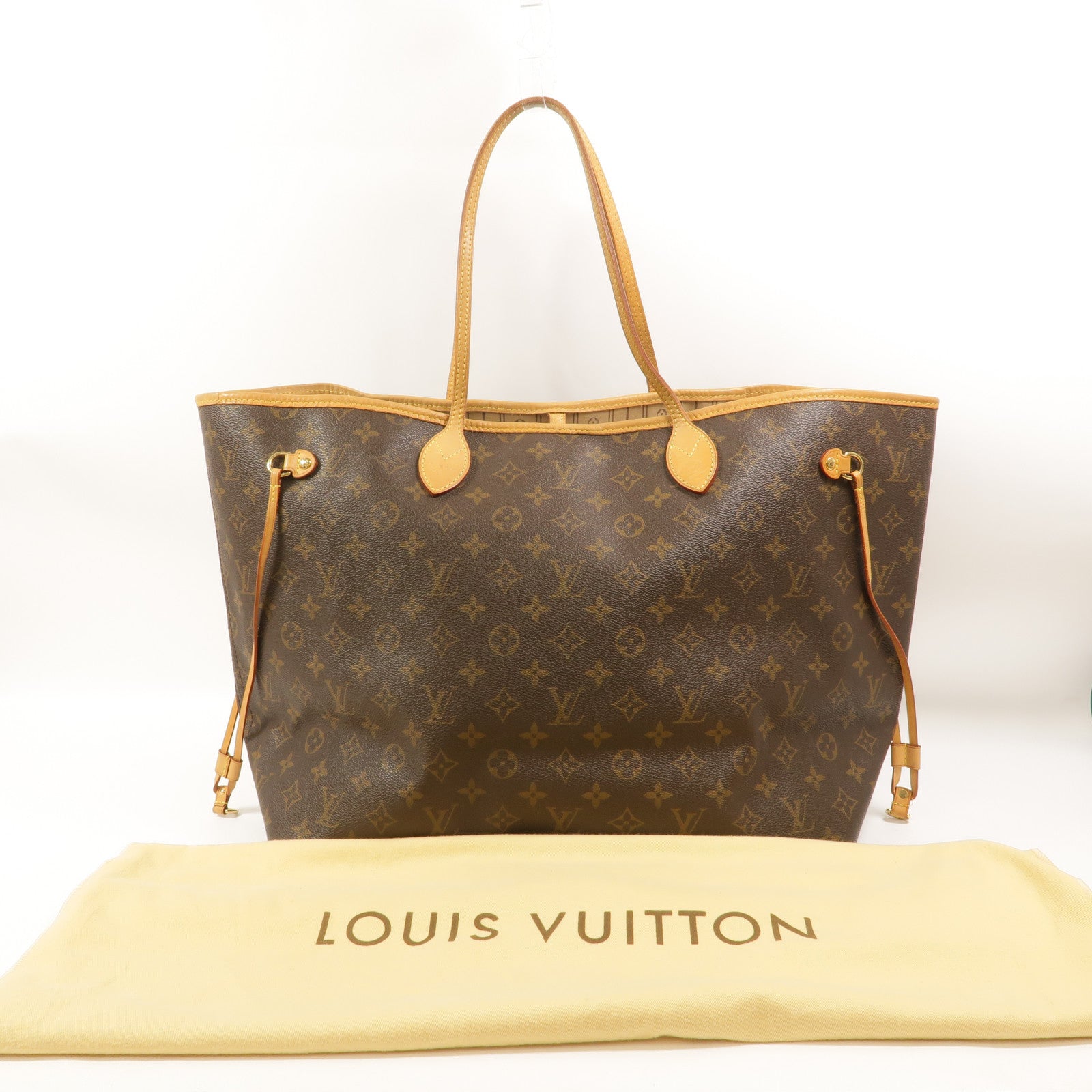 LOUIS VUITTON Monogram Neverfull GM手挽袋