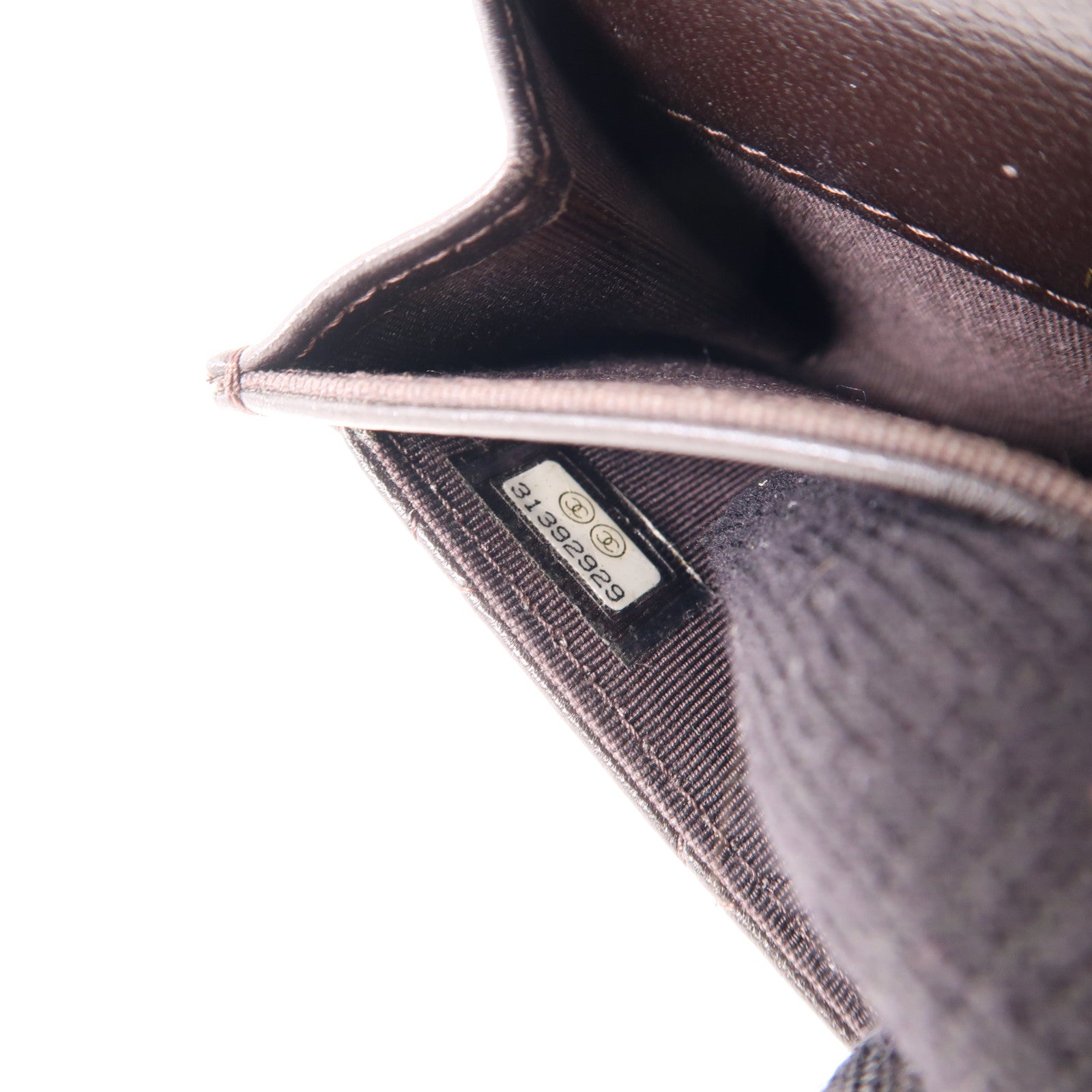 CHANEL 牛皮皮革Card Case金扣卡片套黑色