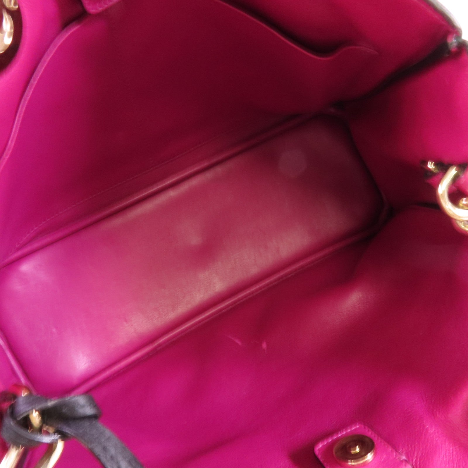 Dior 牛皮皮革Diorissimo金扣手挽肩背兩用袋