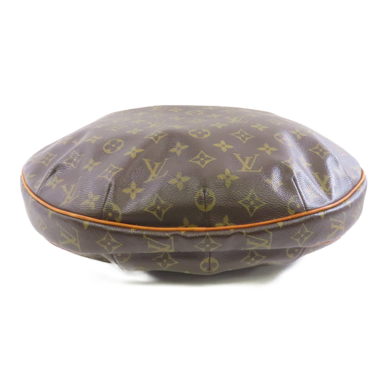 LOUIS VUITTON Monogram Croissant GM金扣肩背袋啡色