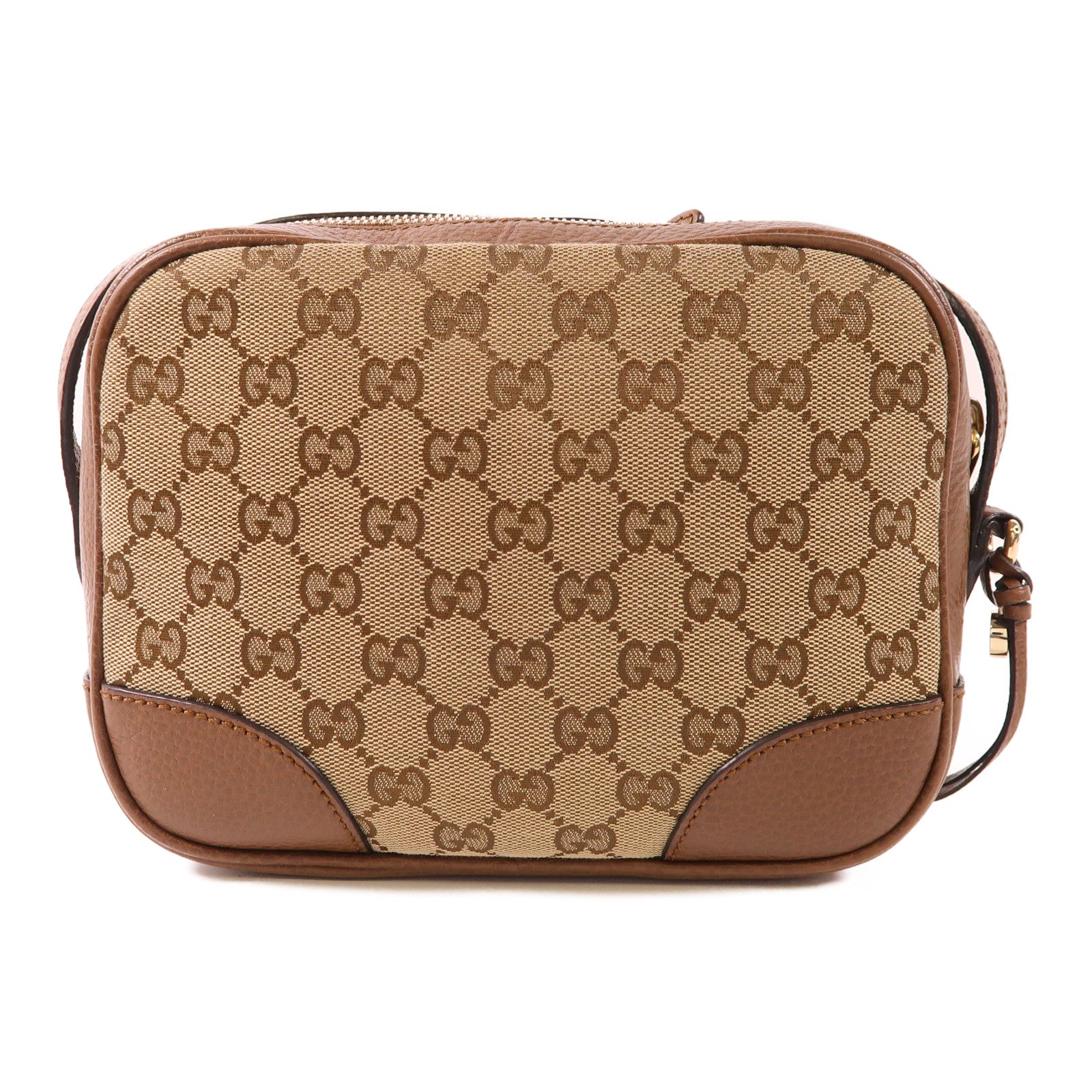 GUCCI 帆布Shoulder Bag金扣肩背袋