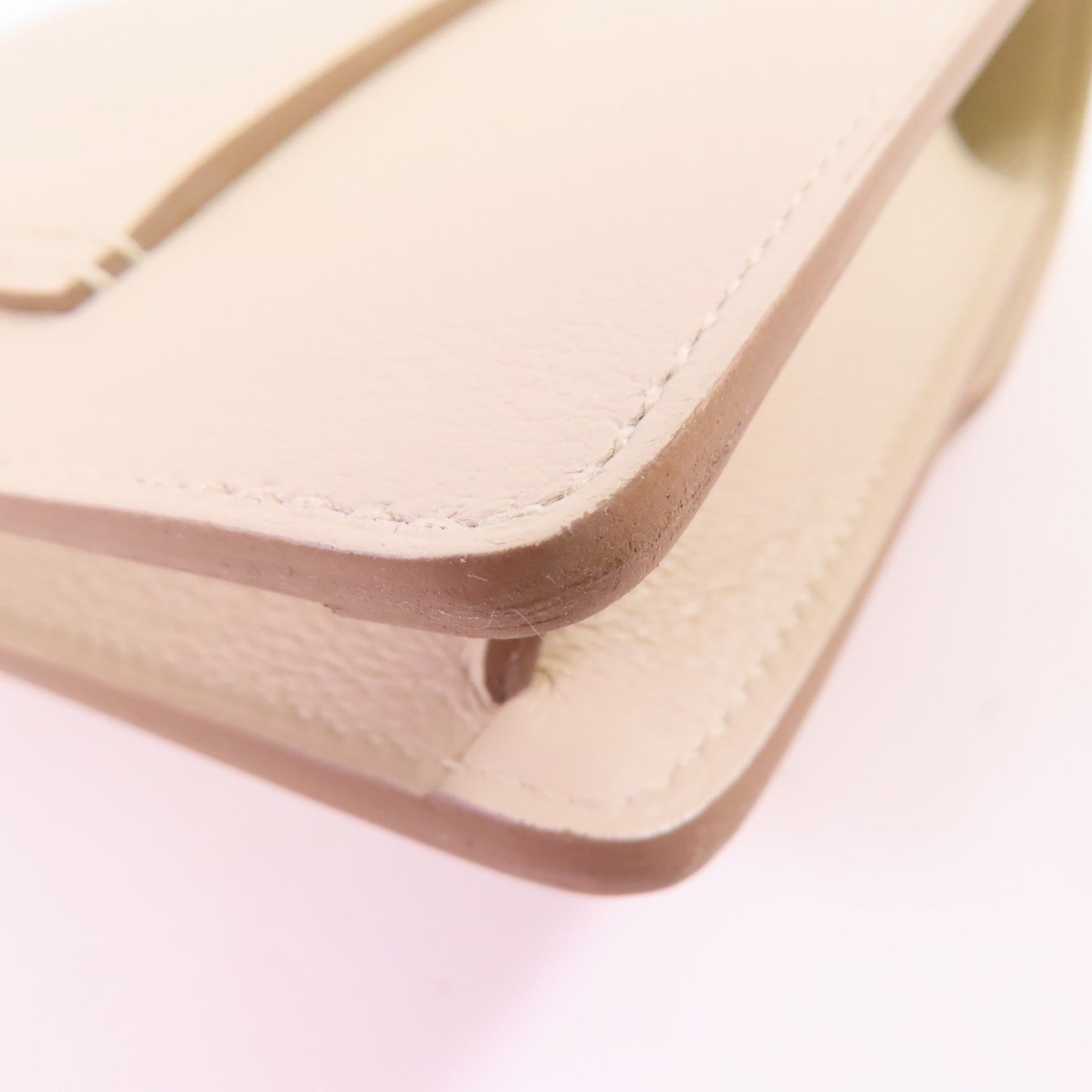 HERMES (PRICE DOWN) PHW Roulis Slim Wallet Evercolor Leather