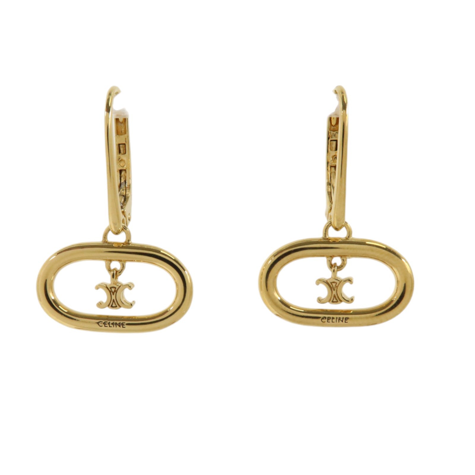 CELINE 金屬Triomphe Mobile Earrings耳環
