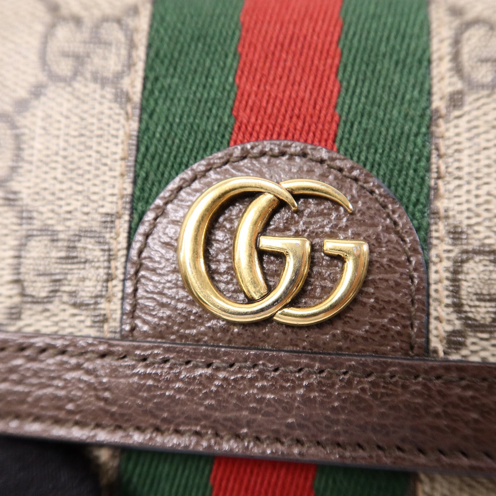 GUCCI 塗層帆布GG Supreme Shoulder Bag肩背袋