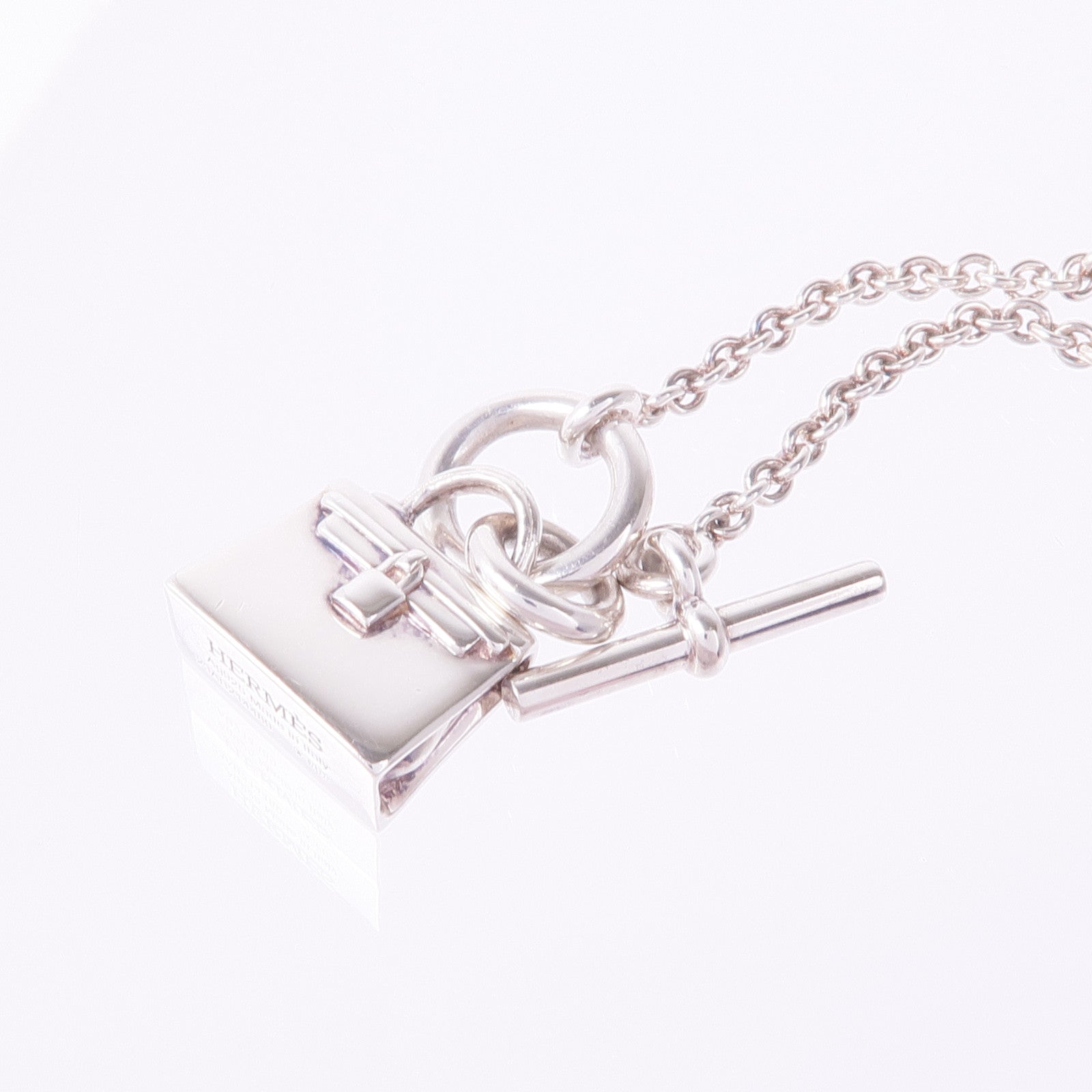 HERMES 925純銀Kelly Pendant項鍊
