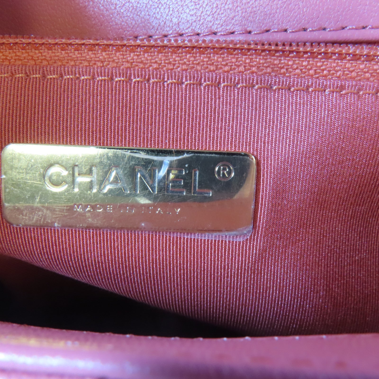 CHANEL 菱格羊皮皮革Chanel 19 Top Handle Bag金扣手挽肩背兩用袋粉紅色
