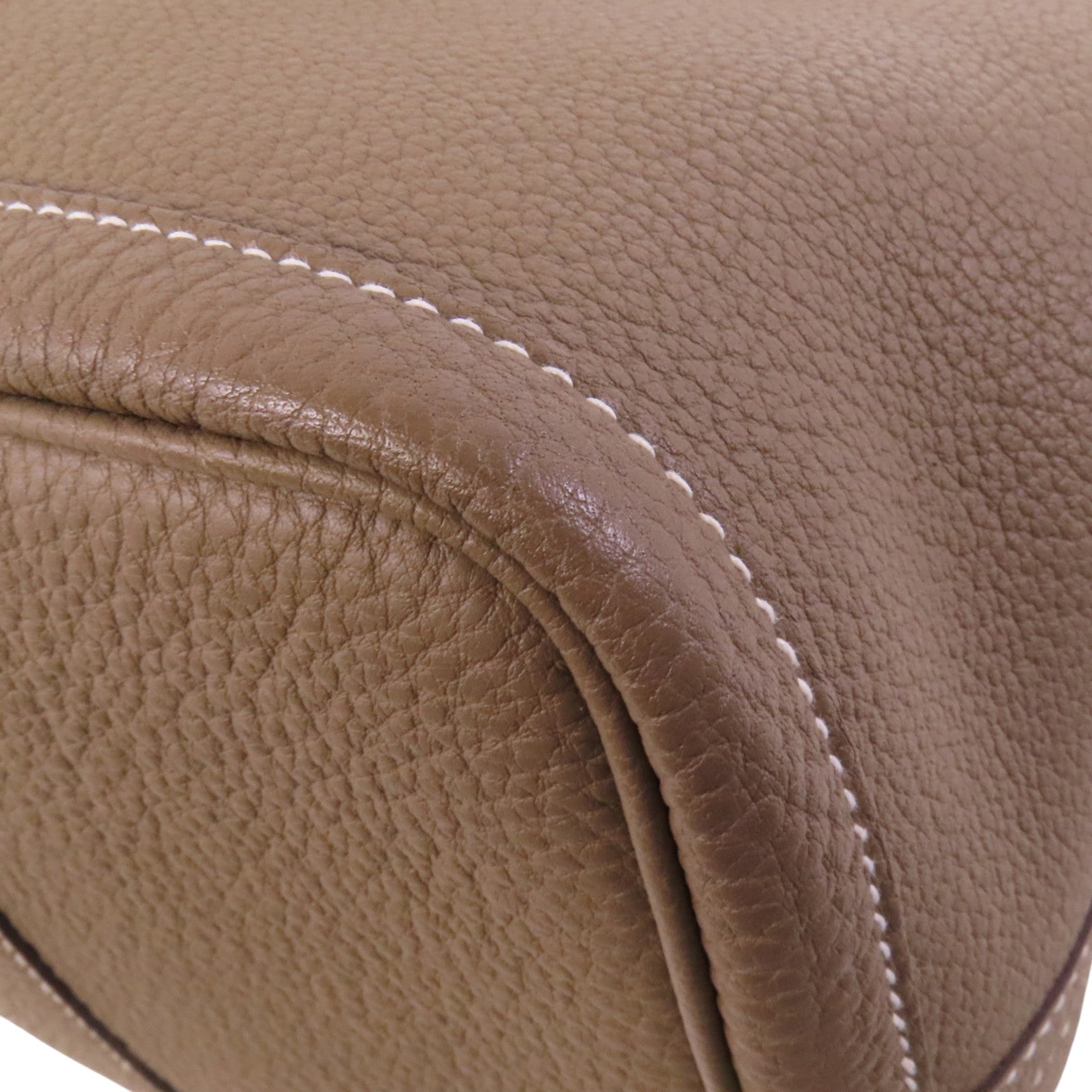 HERMES Negonda皮革GardenParty PM銀扣手挽袋