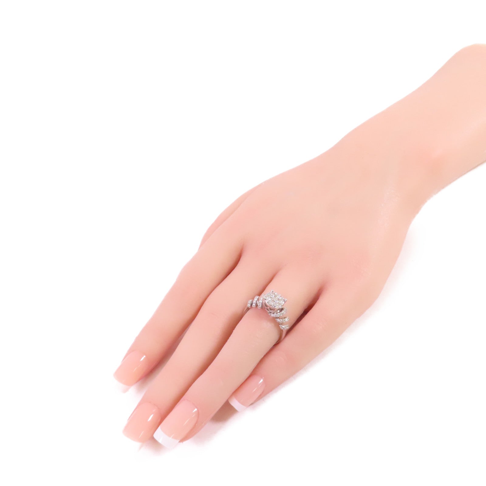 JEWELRY 18K白金Diamond Ring 0.15ct鑽石戒指US#6.5