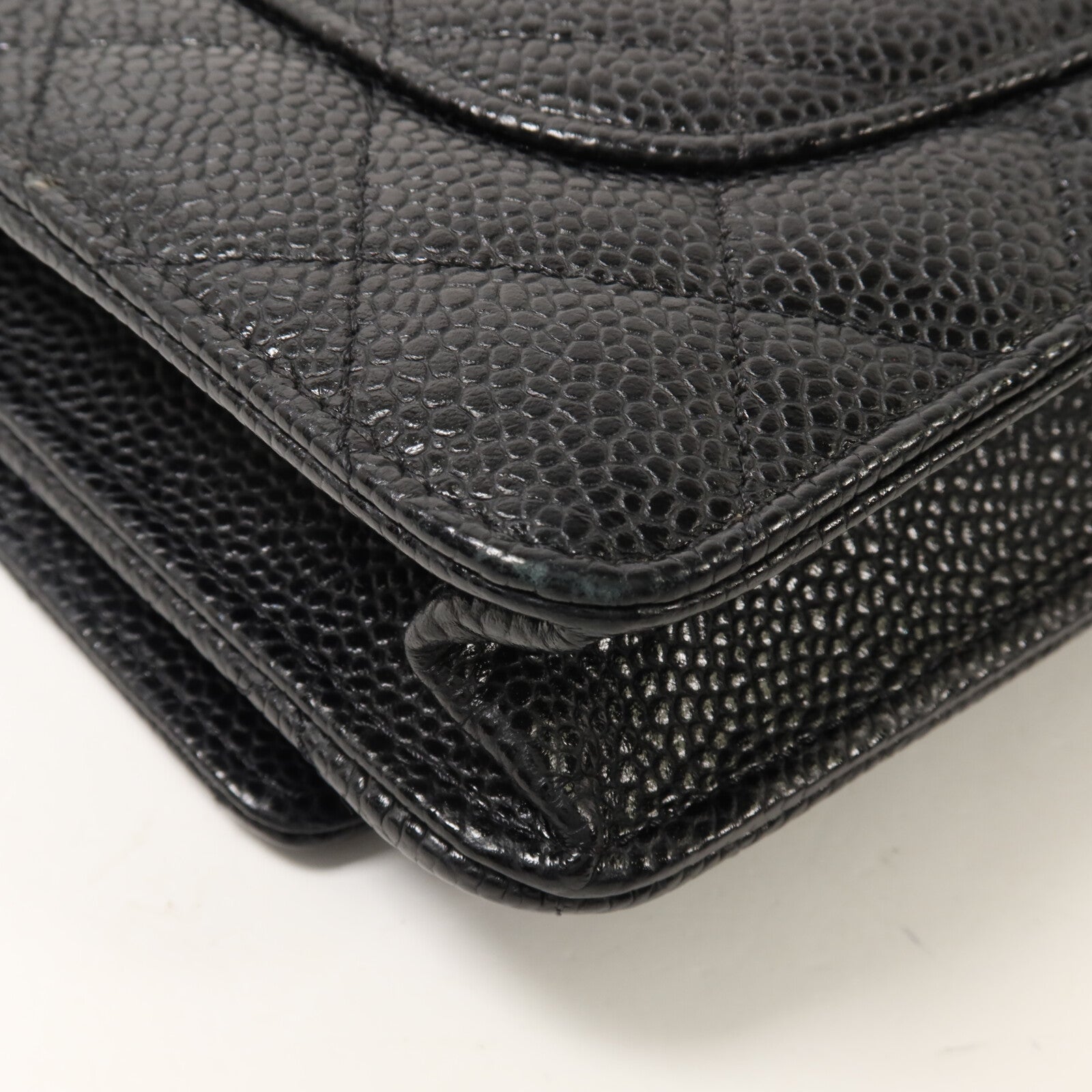 CHANEL 牛皮皮革WOC Wallet On Chain鏈帶肩背袋
