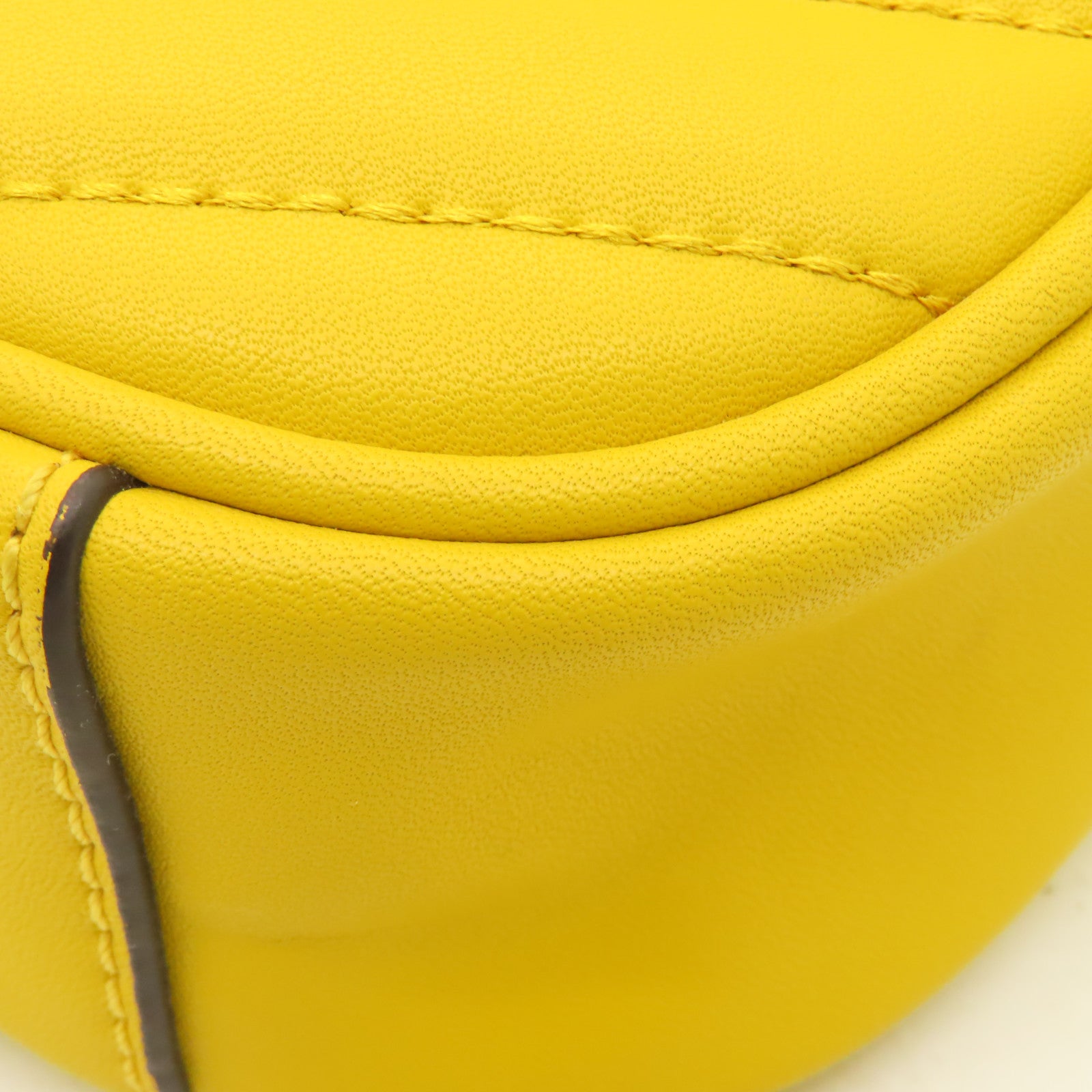 Tory Burch 【激減優惠】牛皮皮革Chain Shoulder Bag金扣鏈帶肩背袋黃色