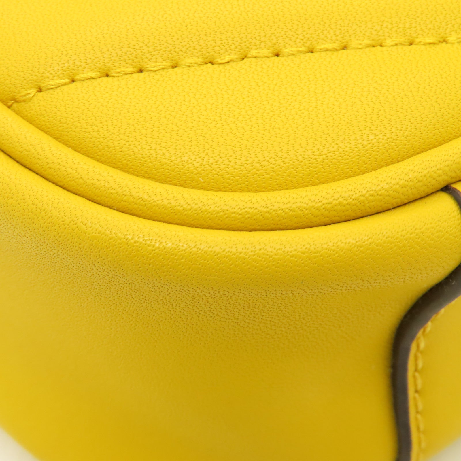 Tory Burch 【激減優惠】牛皮皮革Chain Shoulder Bag金扣鏈帶肩背袋黃色