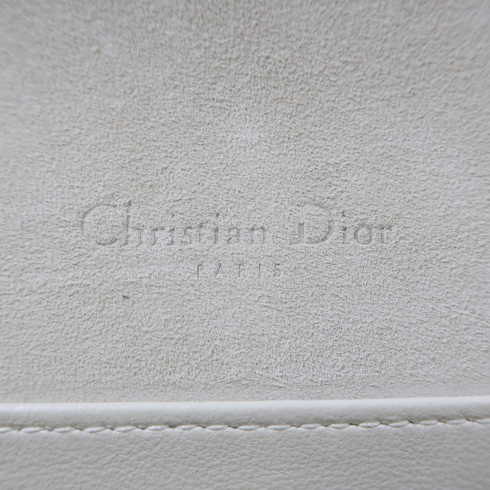 Dior 【激減優惠】牛皮皮革Wallet On Chain金扣鏈帶肩背袋白色/紅色