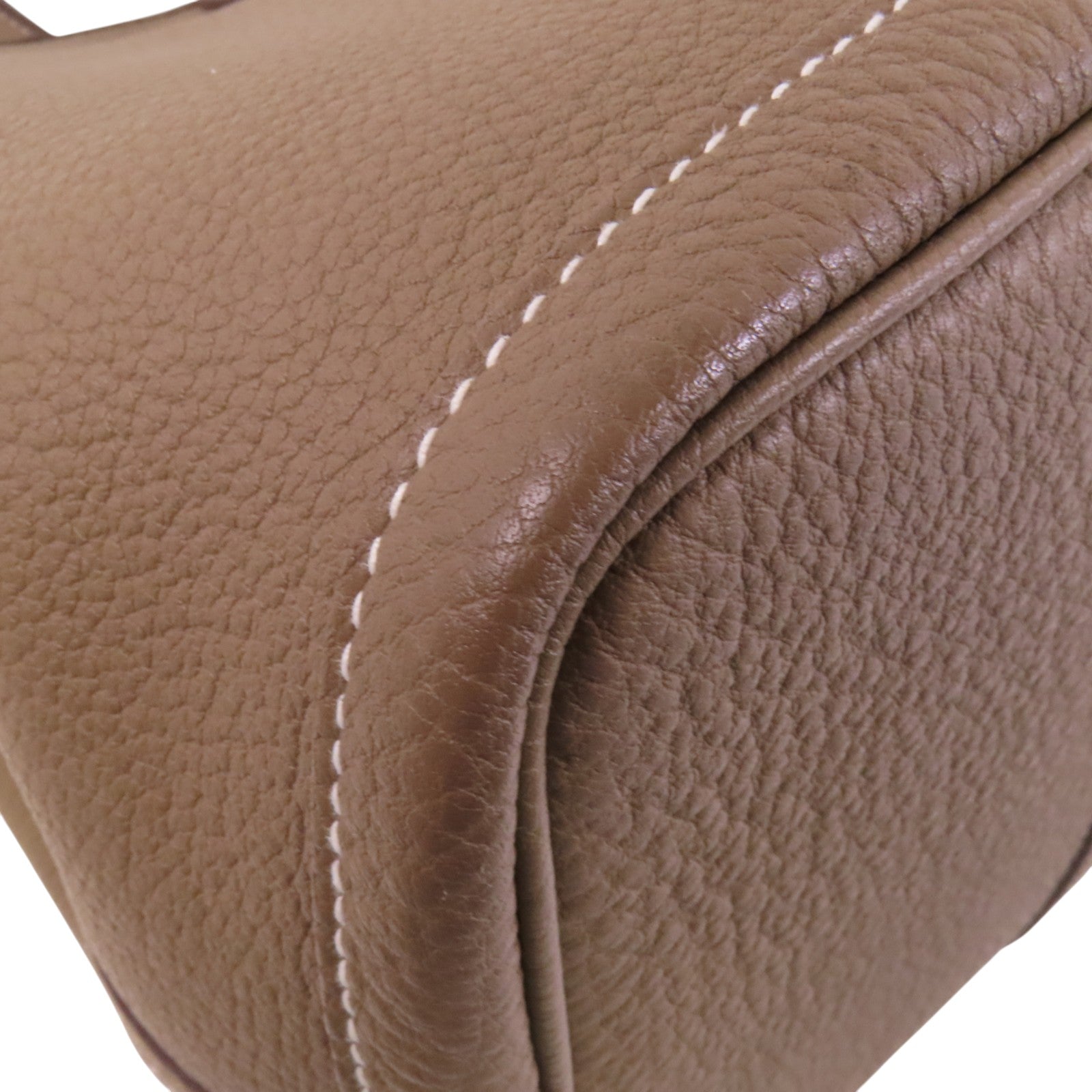 HERMES Negonda皮革GardenParty PM銀扣手挽袋