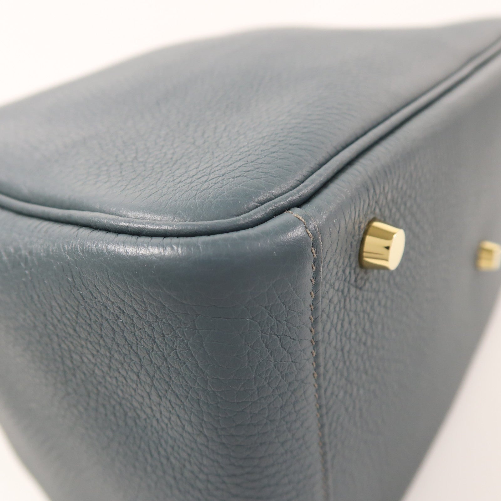 HERMES Clemence皮革Lindy 30金扣手挽肩背兩用袋