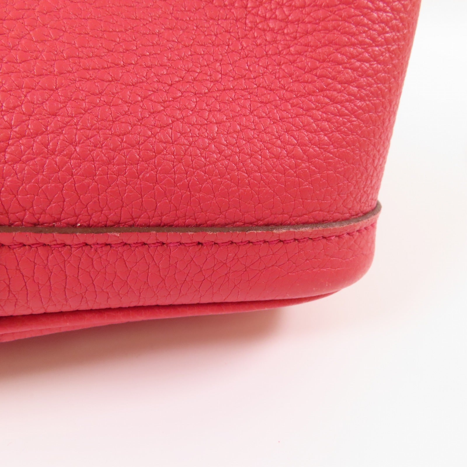 HERMES 【激減優惠】Negonda皮革GardenParty 30銀扣手挽袋Rose Jaipur