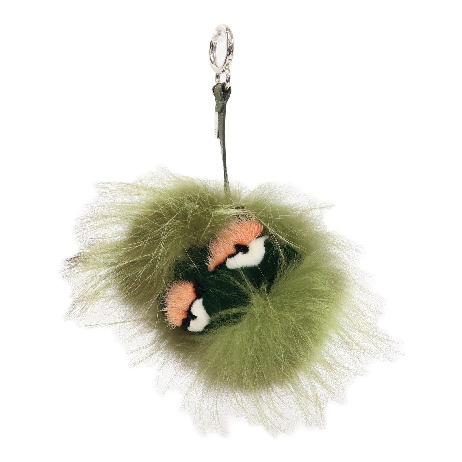 FENDI 毛茸Charm掛飾綠色
