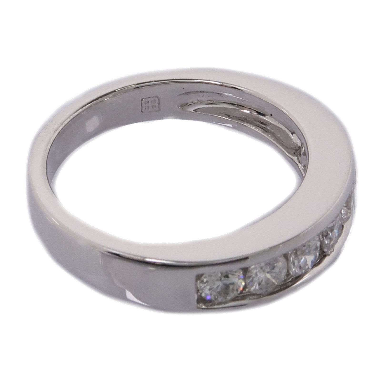JEWELRY Diamond Ring 18K White Gold US#6